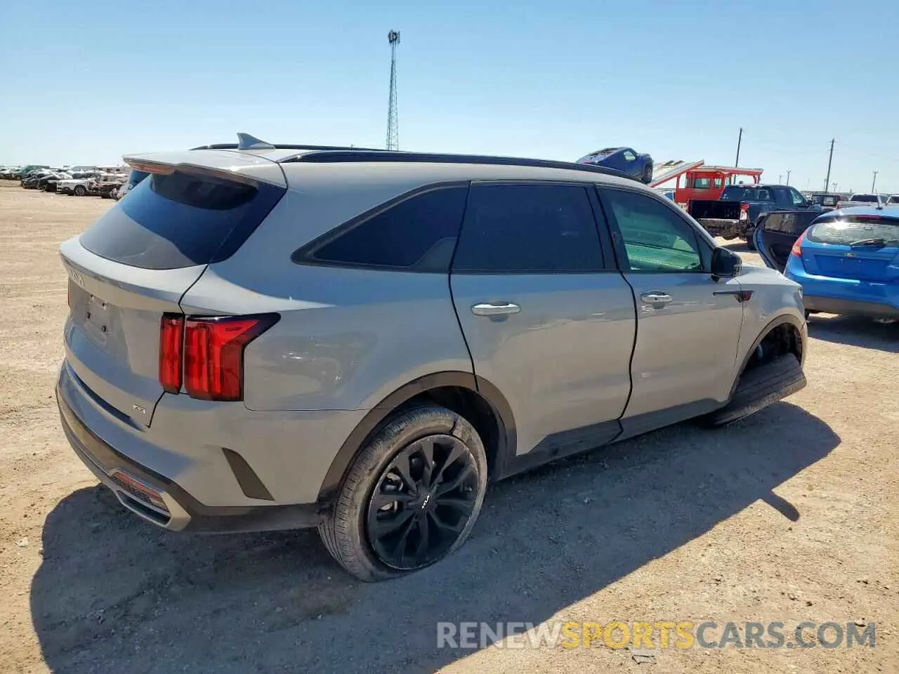 3 fotografías del automóvil dañado 5XYRKDLF7PG209166 KIA SORENTO 2023