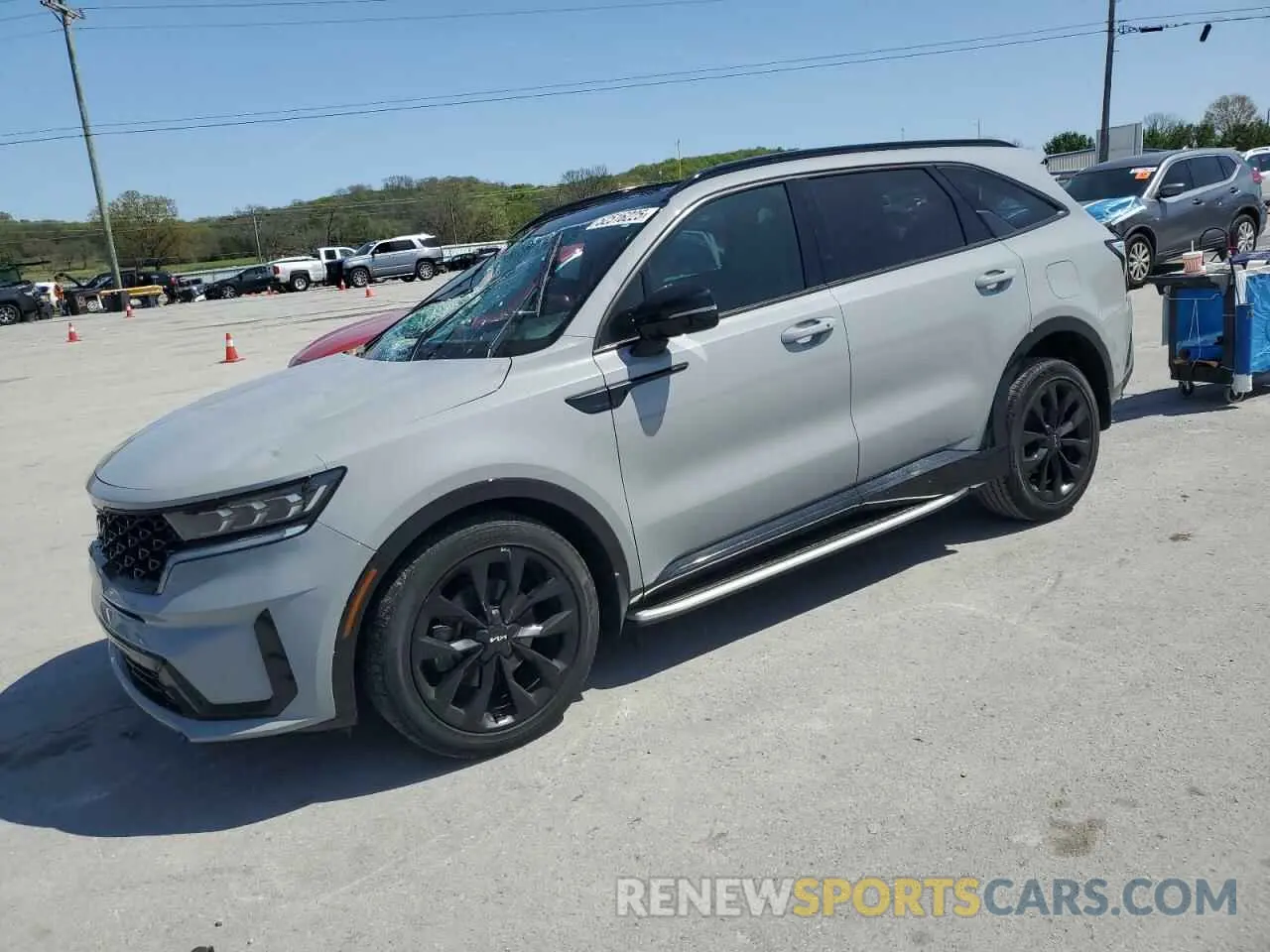1 fotografías del automóvil dañado 5XYRKDLF7PG218403 KIA SORENTO 2023
