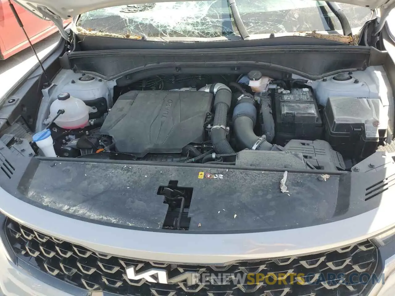 13 fotografías del automóvil dañado 5XYRKDLF7PG218403 KIA SORENTO 2023