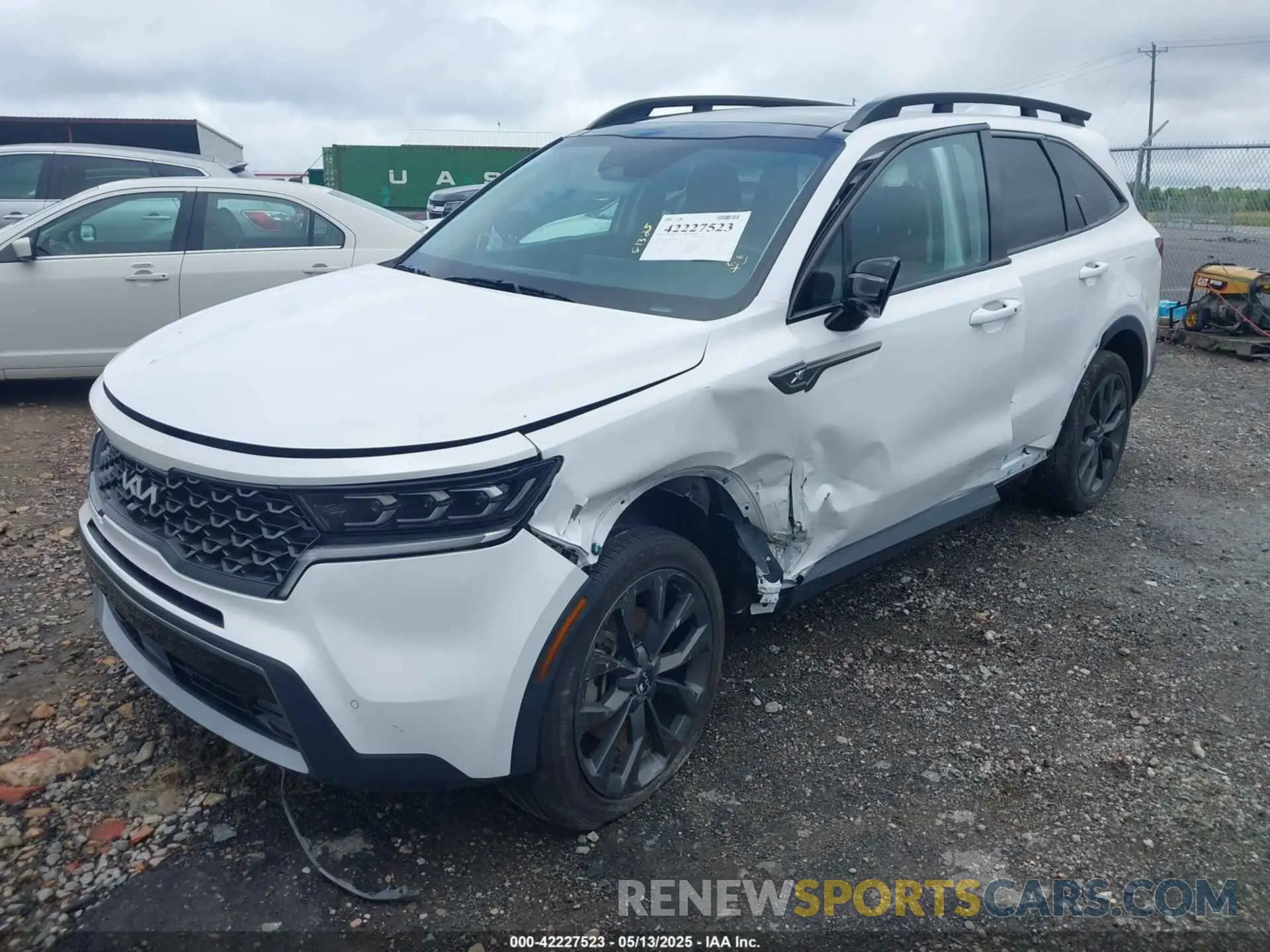 2 fotografías del automóvil dañado 5XYRKDLF7PG229269 KIA SORENTO 2023