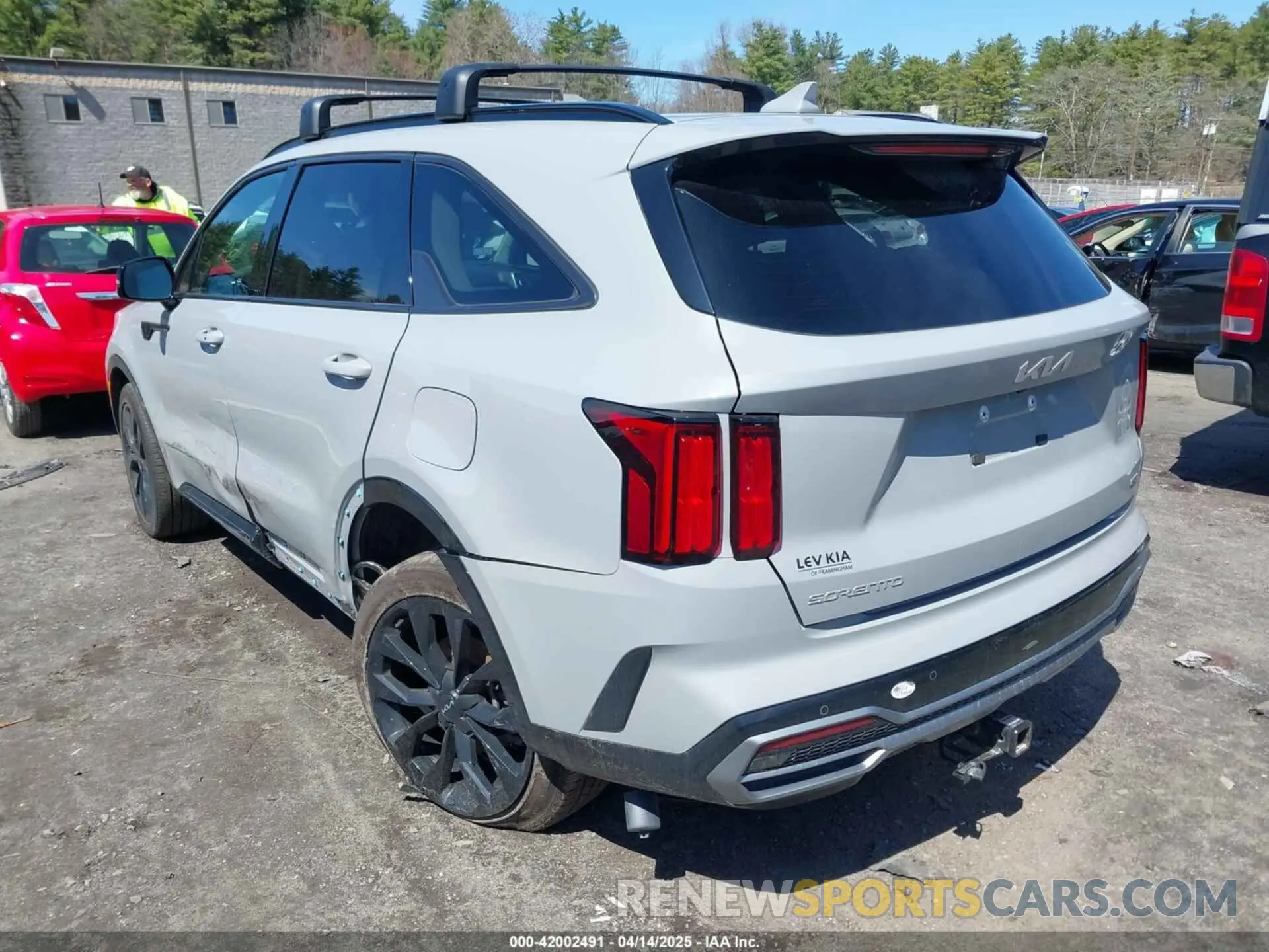 3 fotografías del automóvil dañado 5XYRKDLF7PG244404 KIA SORENTO 2023