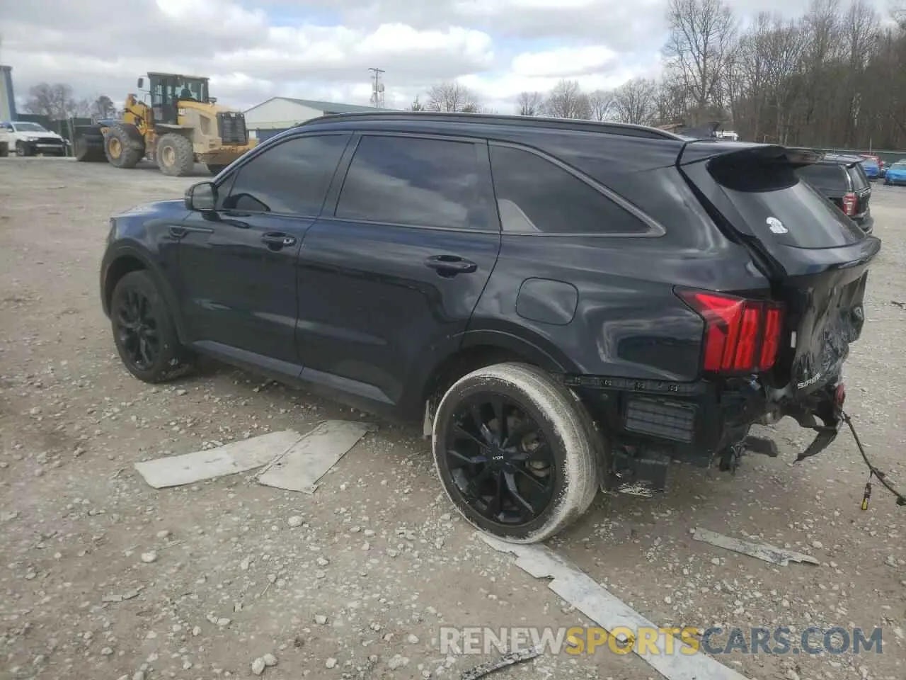 2 fotografías del automóvil dañado 5XYRKDLF8PG241513 KIA SORENTO 2023