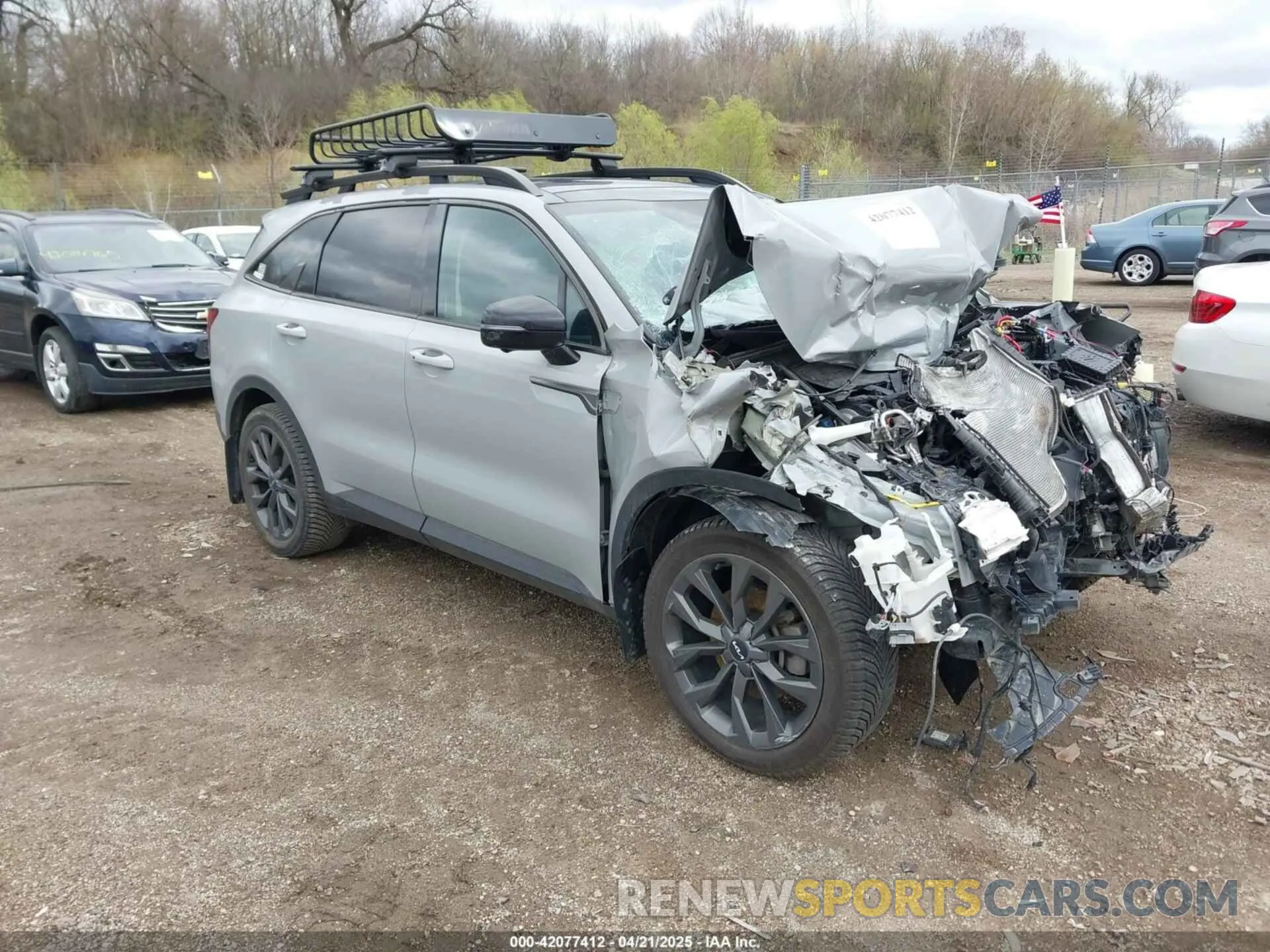 1 fotografías del automóvil dañado 5XYRKDLF9PG164070 KIA SORENTO 2023