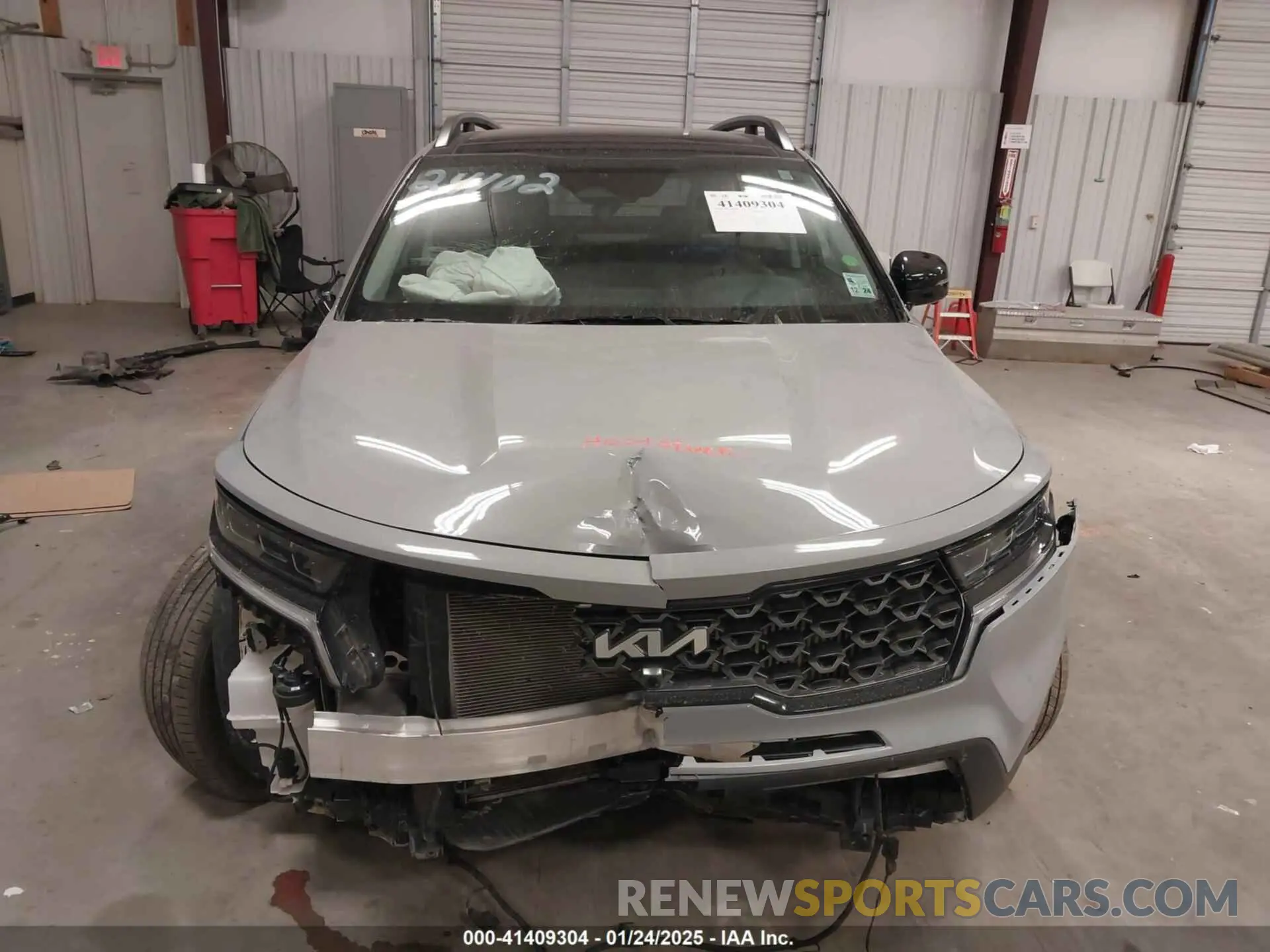 10 fotografías del automóvil dañado 5XYRKDLF9PG171214 KIA SORENTO 2023
