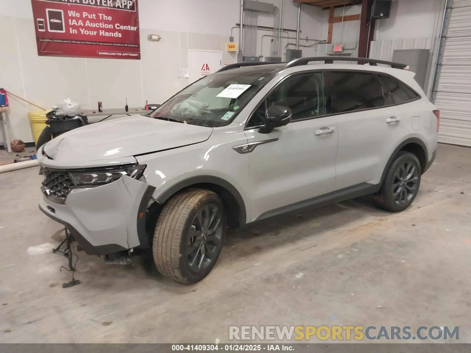 2 fotografías del automóvil dañado 5XYRKDLF9PG171214 KIA SORENTO 2023
