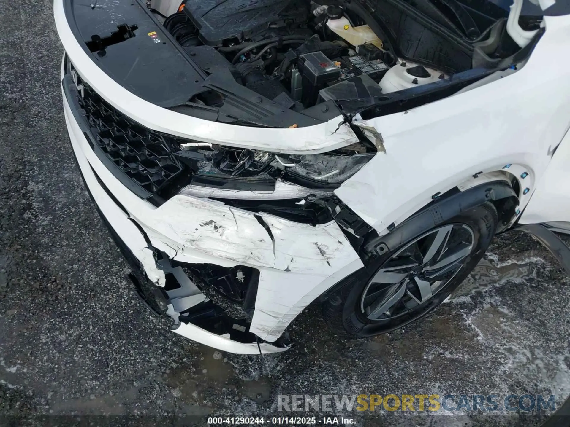 6 fotografías del automóvil dañado 5XYRL4LC0PG241301 KIA SORENTO 2023
