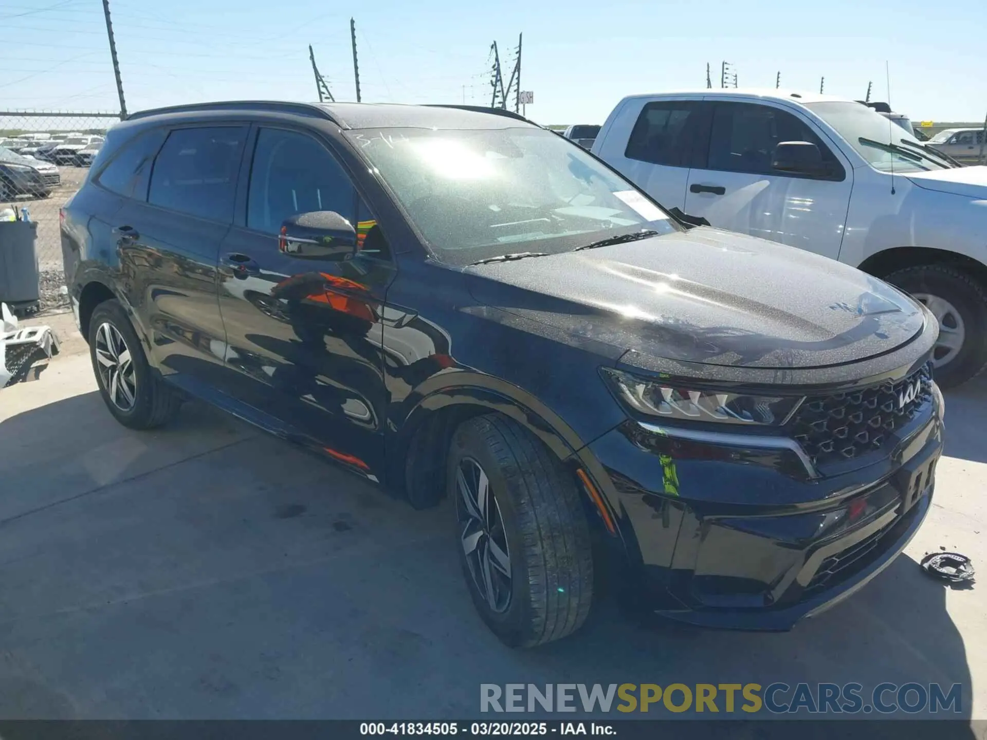 1 fotografías del automóvil dañado 5XYRL4LC3PG221978 KIA SORENTO 2023