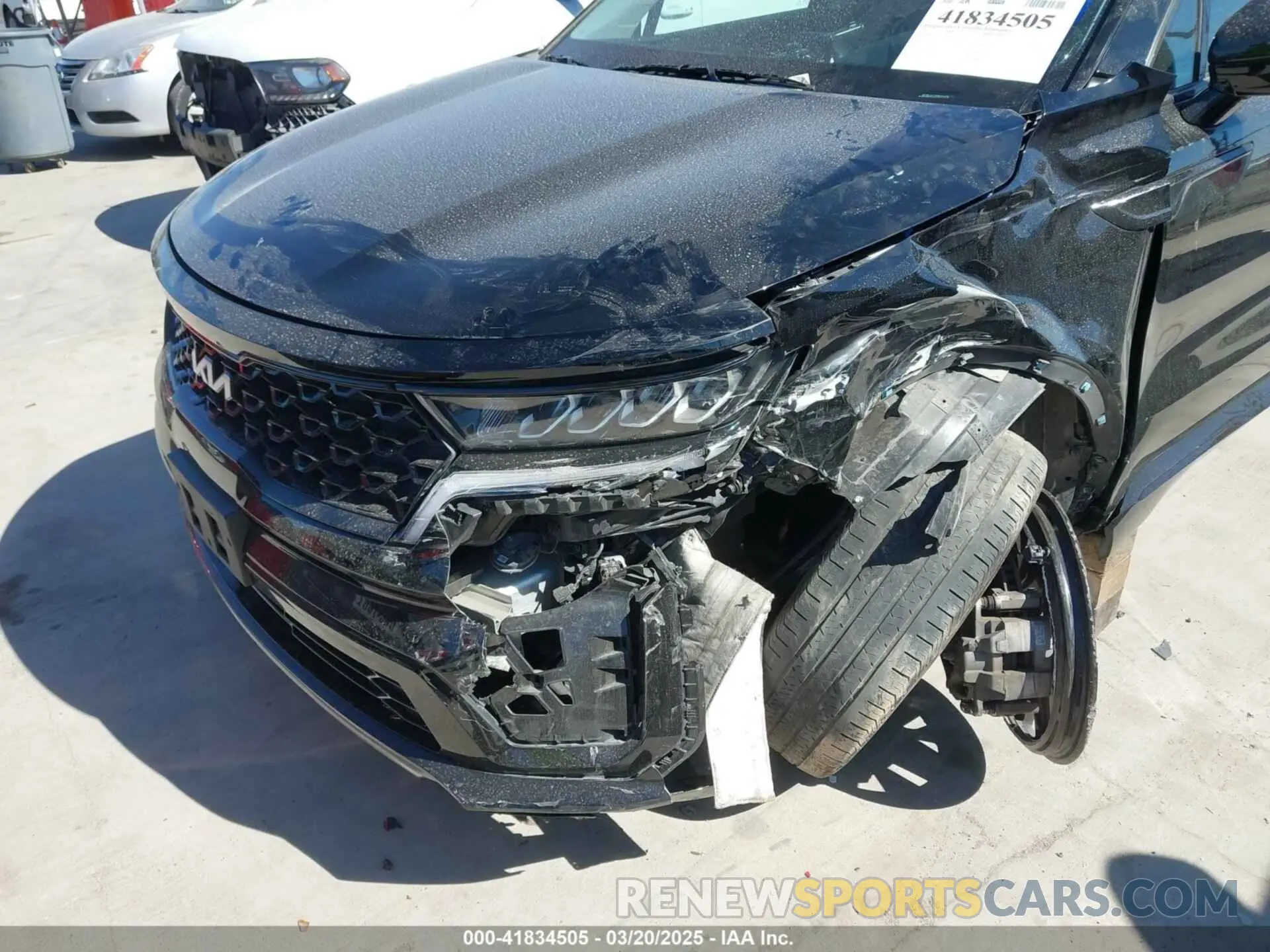 6 fotografías del automóvil dañado 5XYRL4LC3PG221978 KIA SORENTO 2023