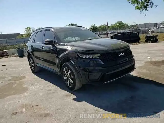 11 fotografías del automóvil dañado 5XYRL4LC4PG242564 KIA SORENTO 2023