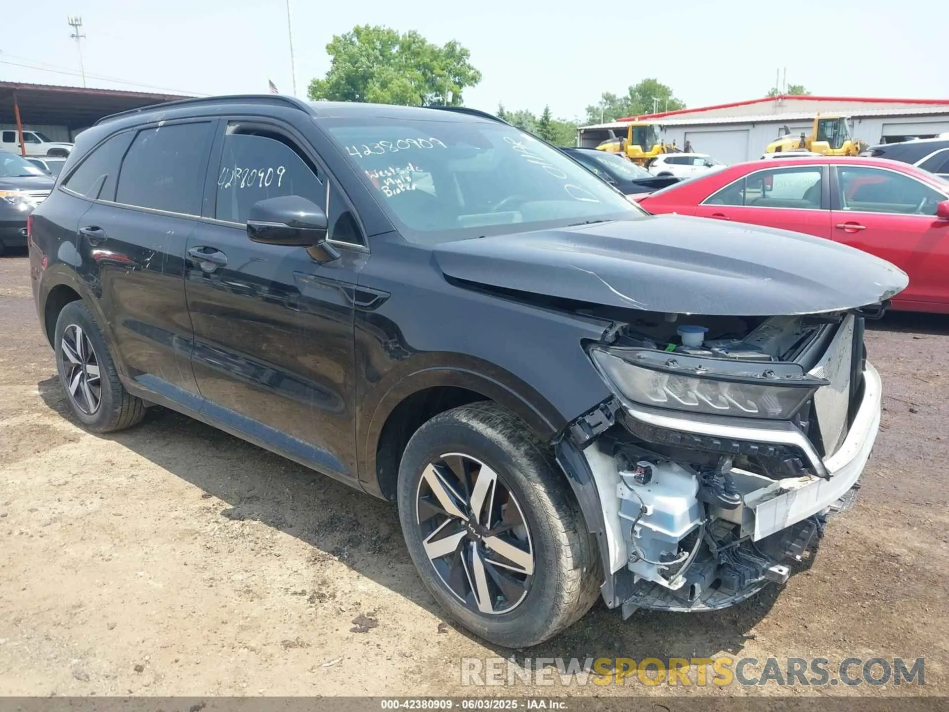 1 fotografías del automóvil dañado 5XYRL4LC5PG187994 KIA SORENTO 2023