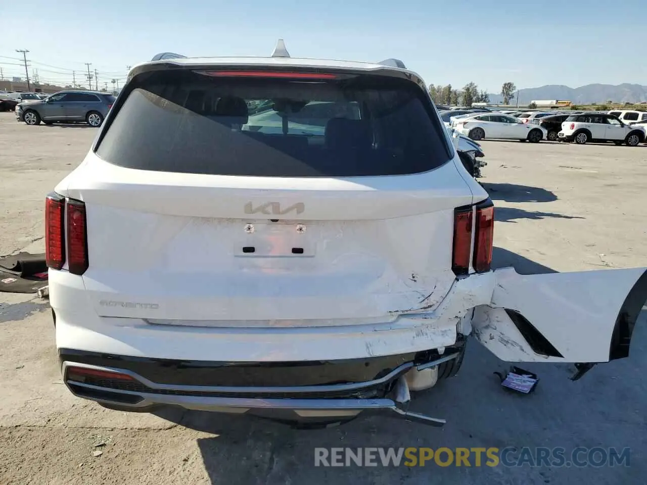 6 fotografías del automóvil dañado 5XYRL4LC5PG208066 KIA SORENTO 2023
