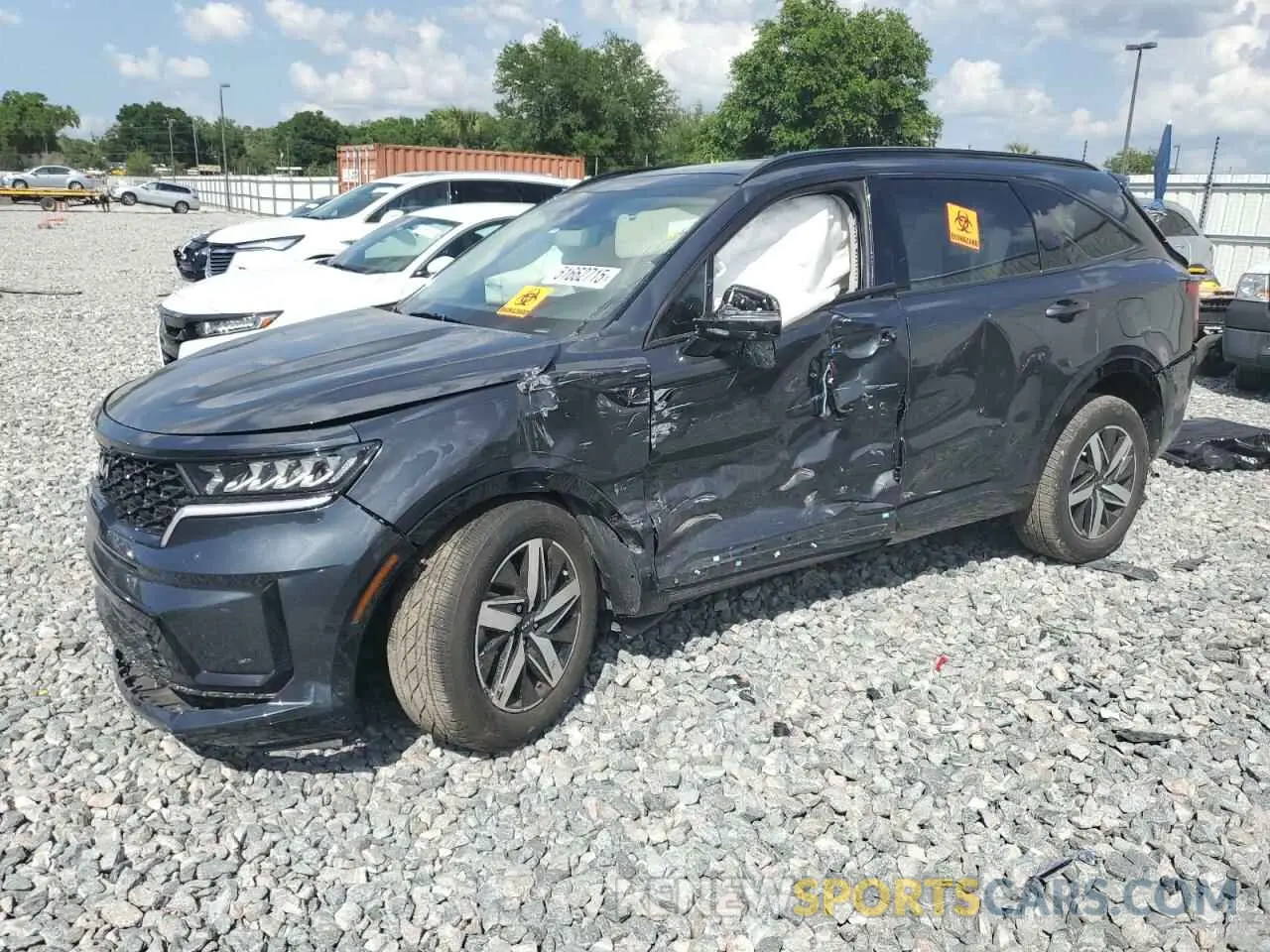 1 fotografías del automóvil dañado 5XYRL4LC5PG222422 KIA SORENTO 2023