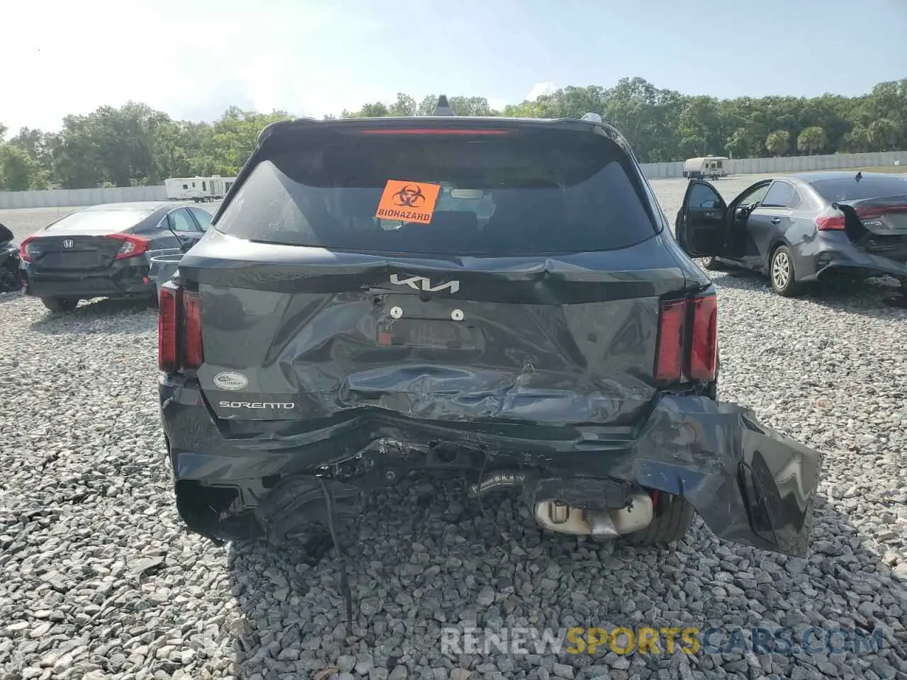 6 fotografías del automóvil dañado 5XYRL4LC5PG222422 KIA SORENTO 2023