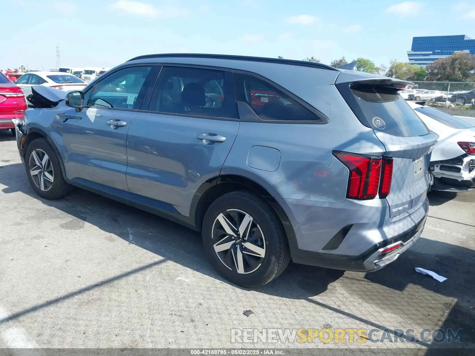 3 fotografías del automóvil dañado 5XYRL4LC6PG245613 KIA SORENTO 2023