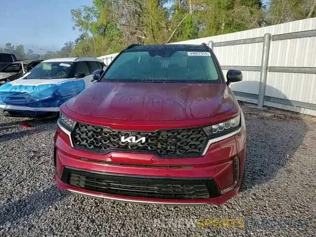 12 fotografías del automóvil dañado 5XYRL4LC8PG170977 KIA SORENTO 2023