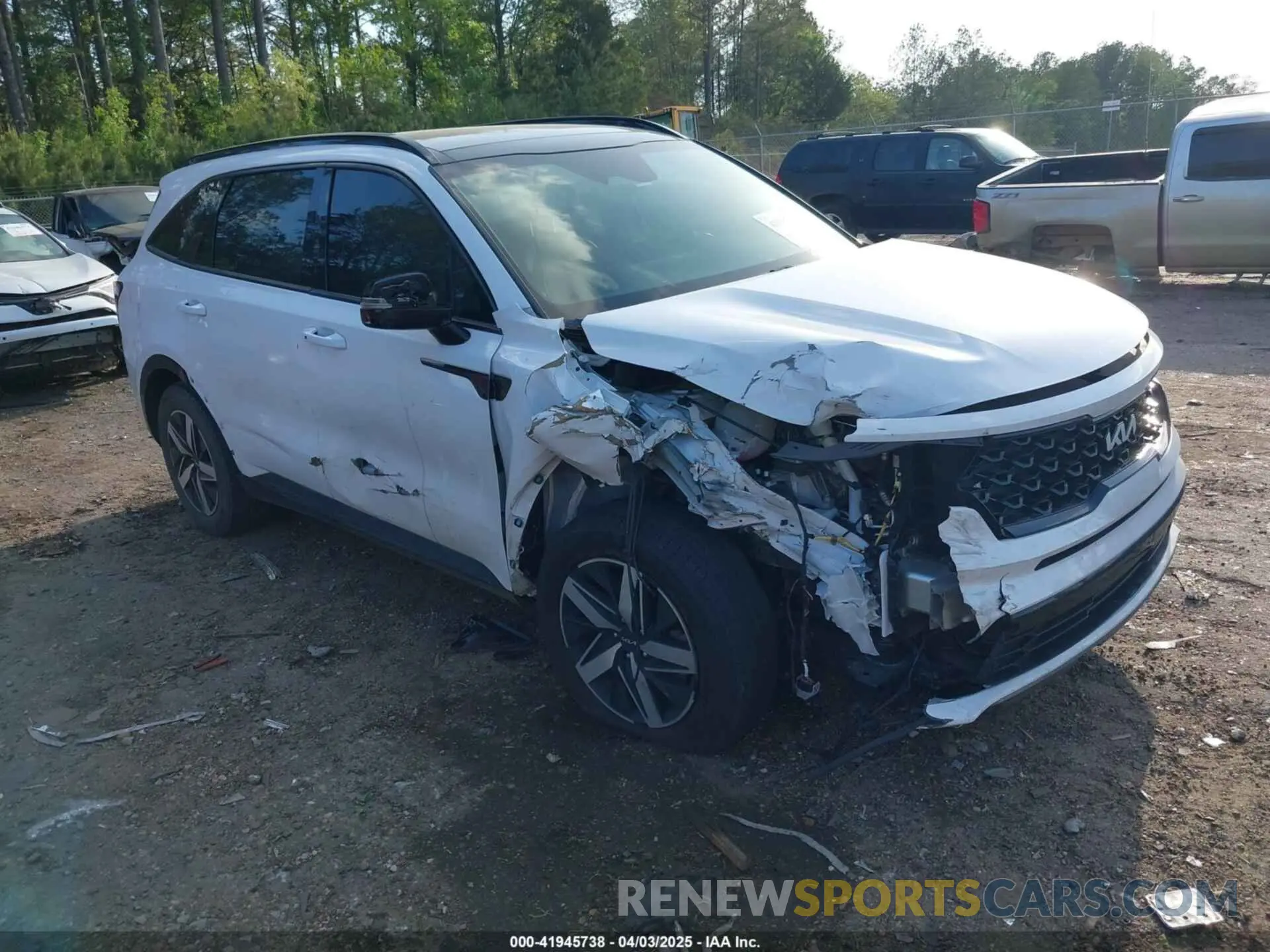 1 fotografías del automóvil dañado 5XYRL4LC8PG181204 KIA SORENTO 2023