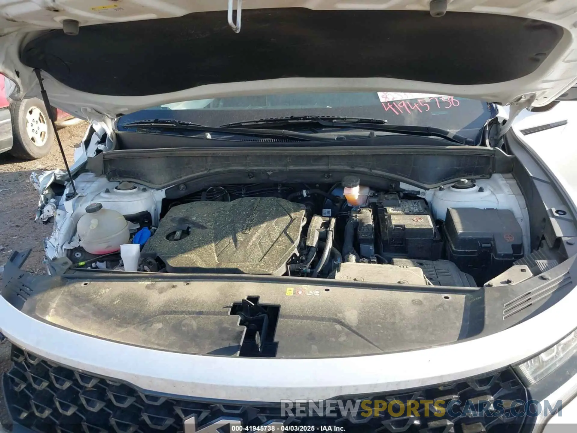 10 fotografías del automóvil dañado 5XYRL4LC8PG181204 KIA SORENTO 2023