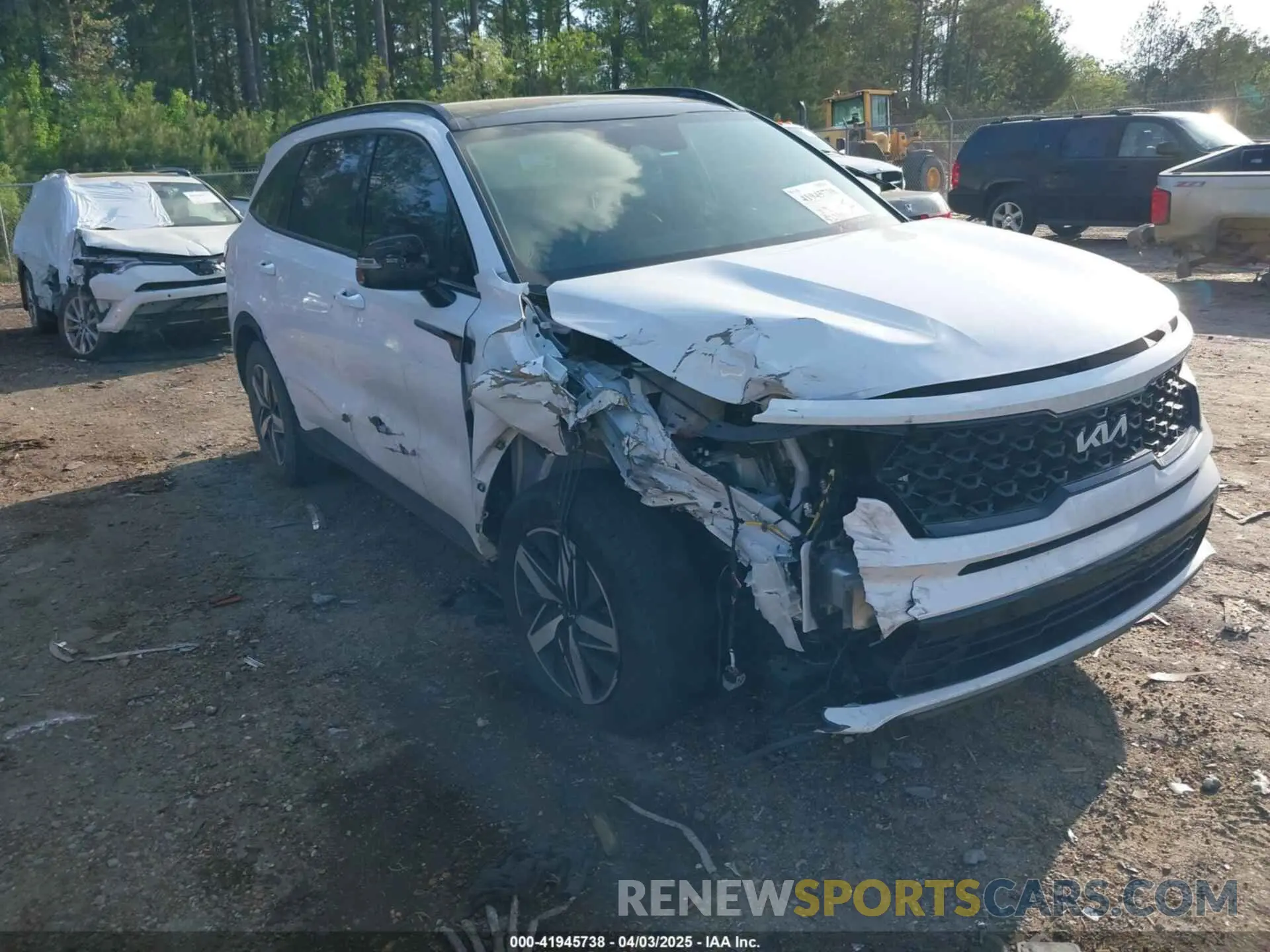 6 fotografías del automóvil dañado 5XYRL4LC8PG181204 KIA SORENTO 2023