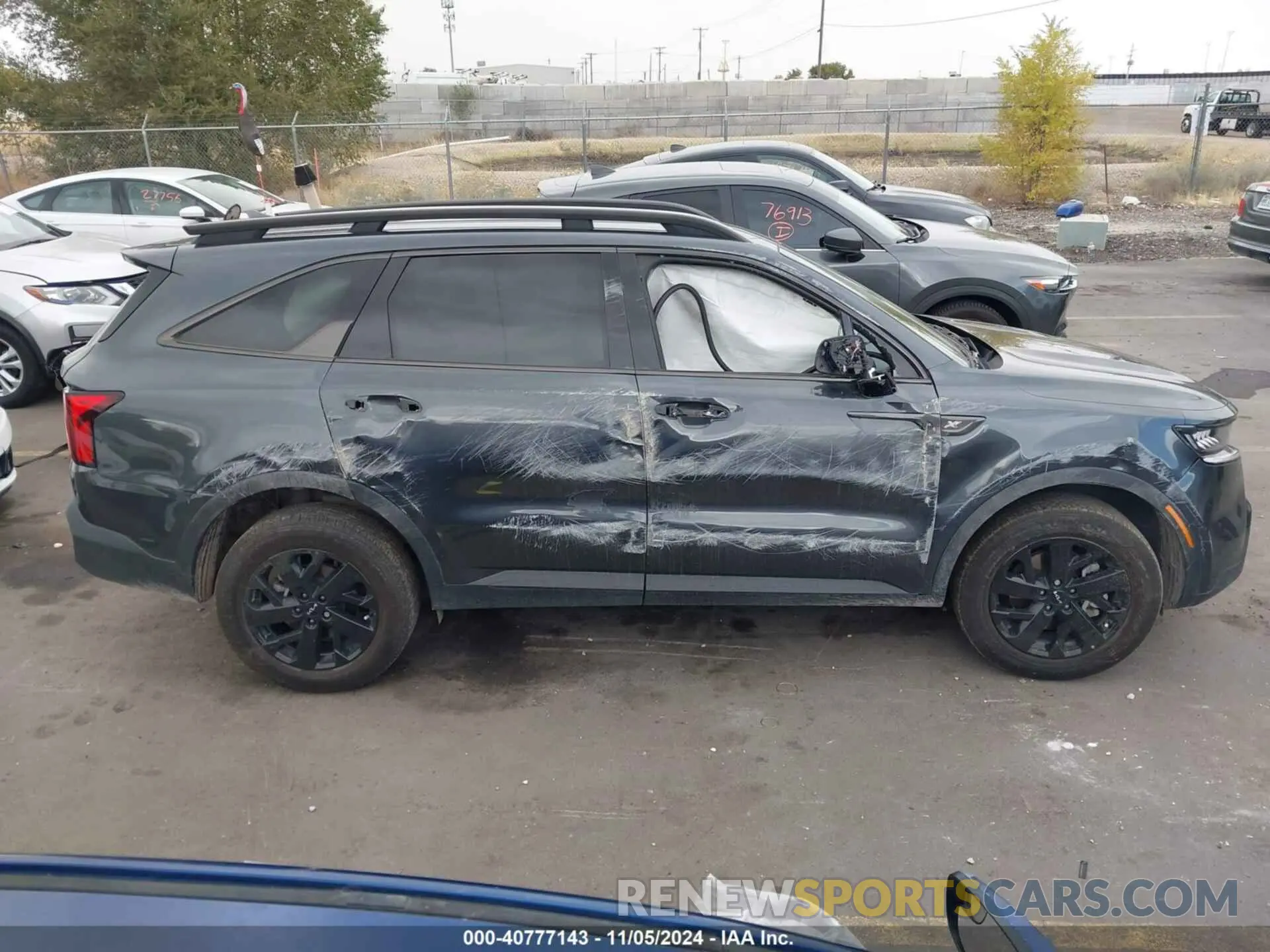12 fotografías del automóvil dañado 5XYRLDLC3PG218661 KIA SORENTO 2023