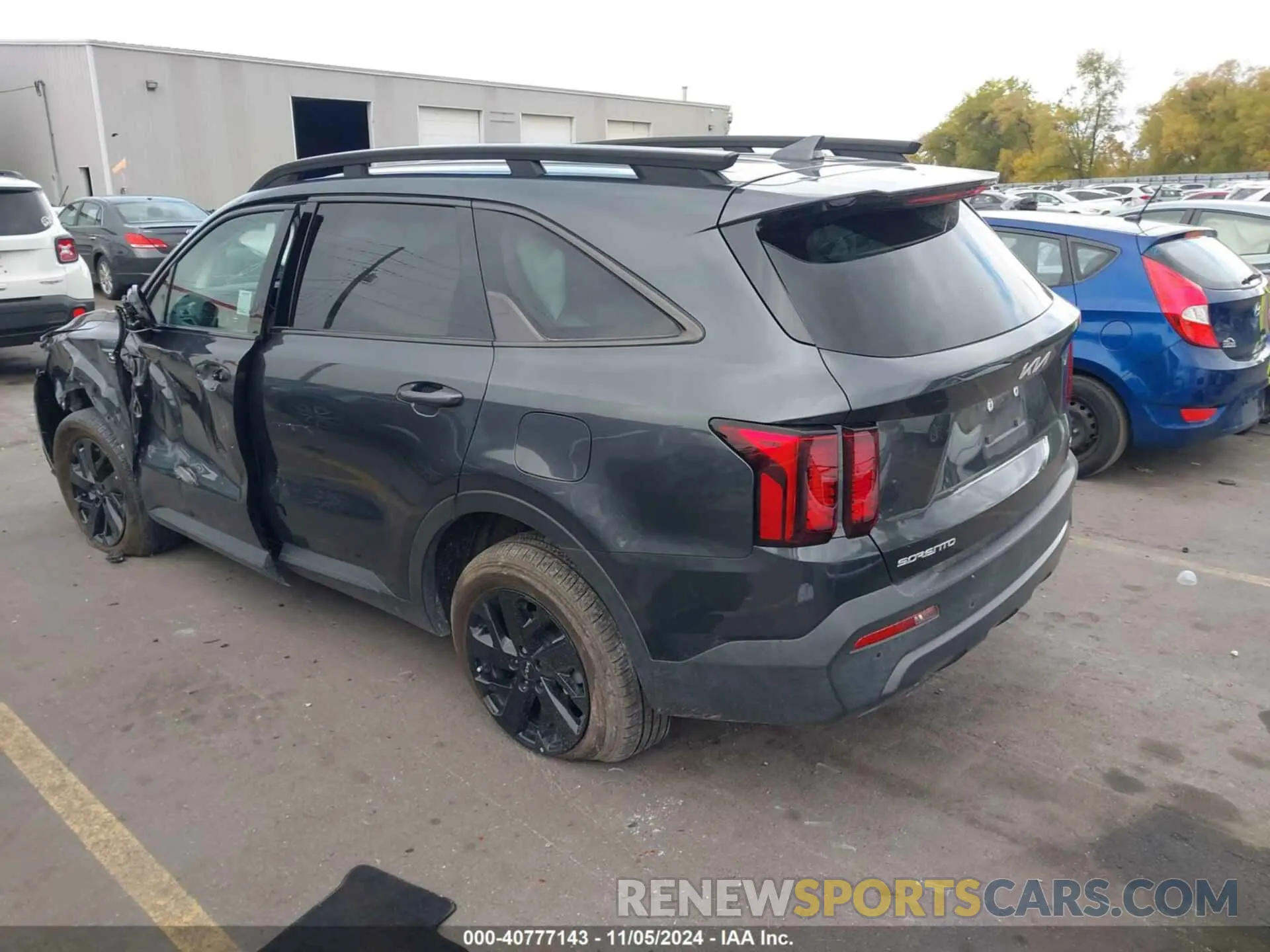 3 fotografías del automóvil dañado 5XYRLDLC3PG218661 KIA SORENTO 2023