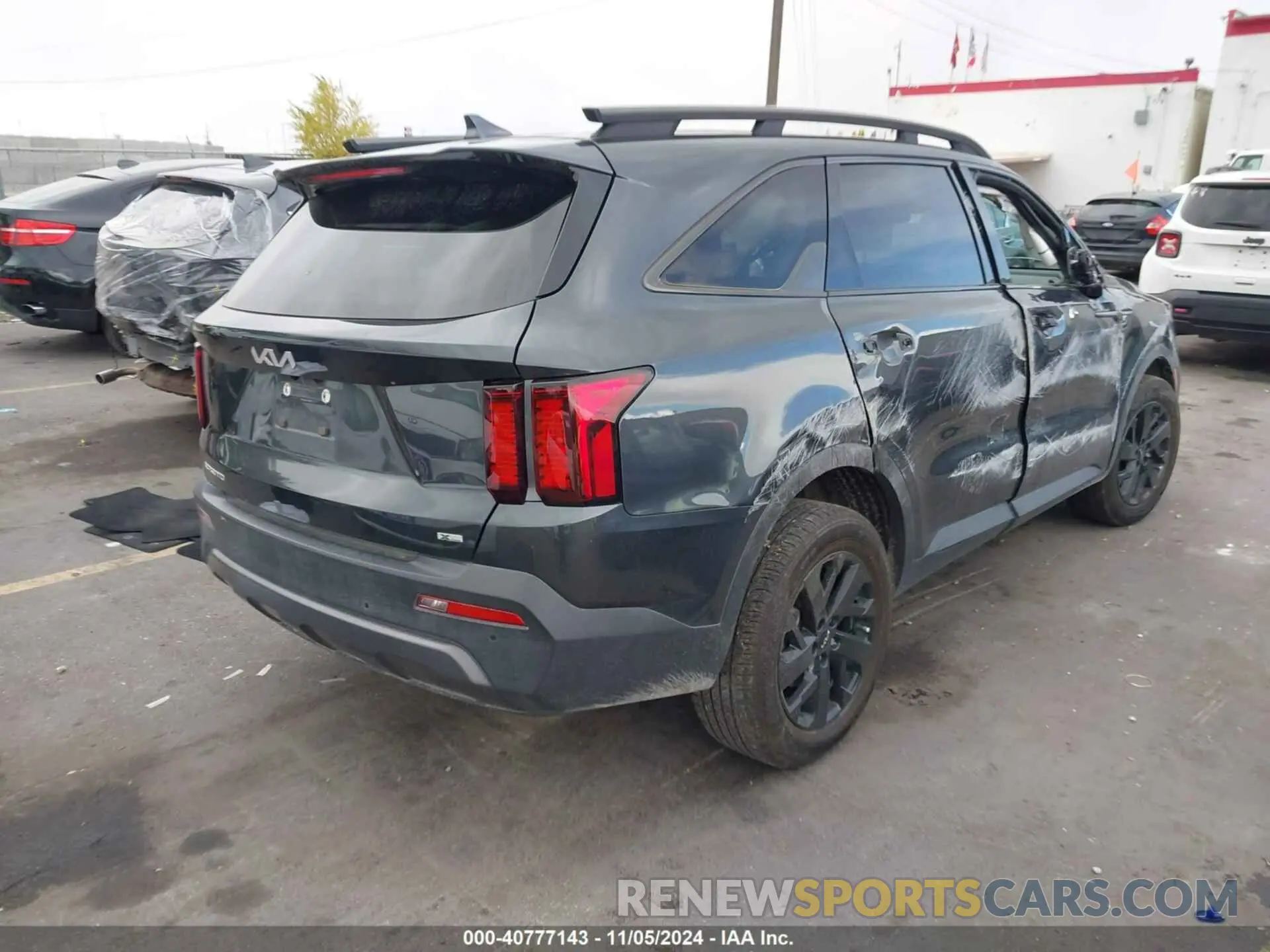 4 fotografías del automóvil dañado 5XYRLDLC3PG218661 KIA SORENTO 2023