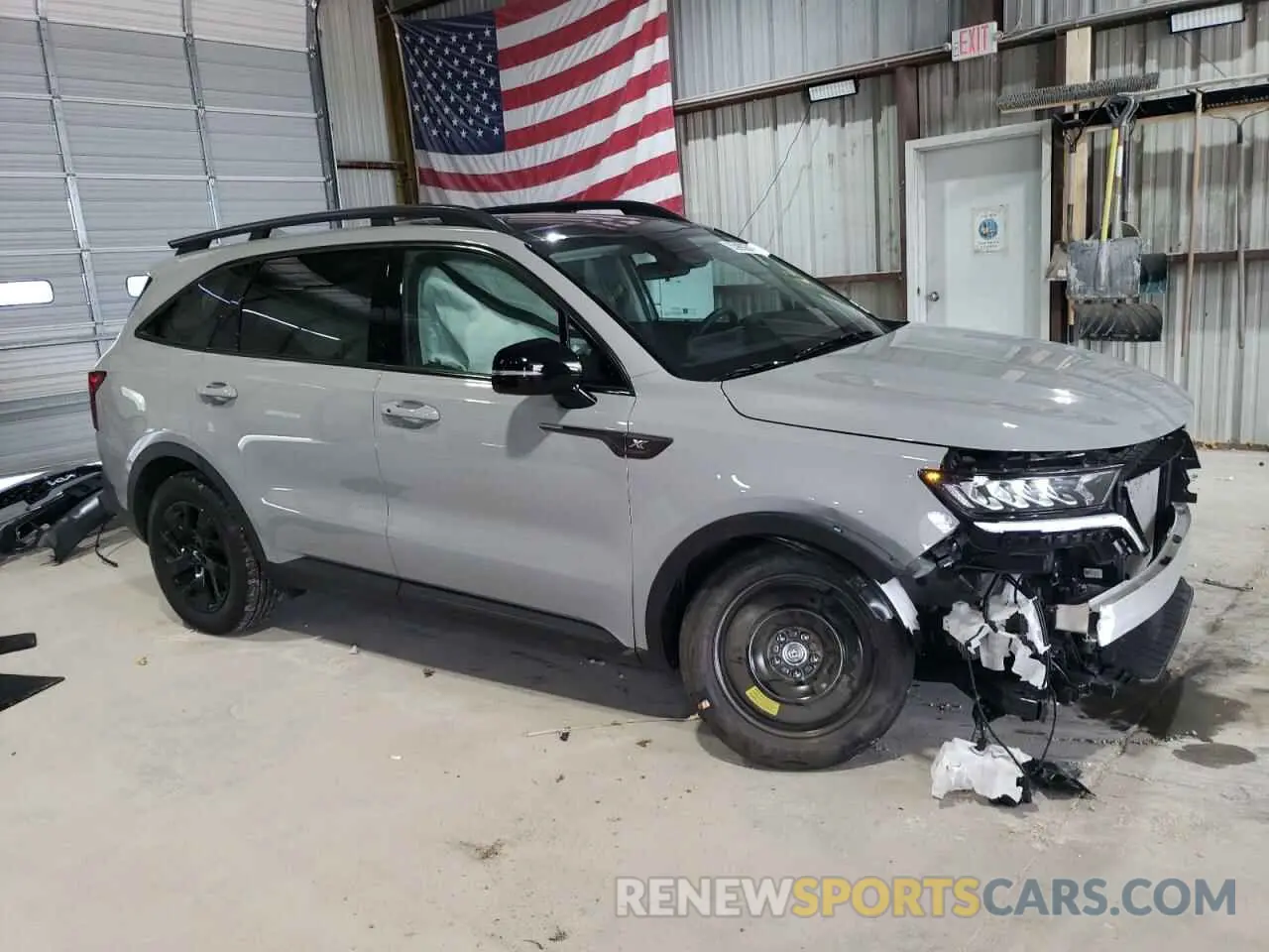 4 fotografías del automóvil dañado 5XYRLDLC4PG222346 KIA SORENTO 2023