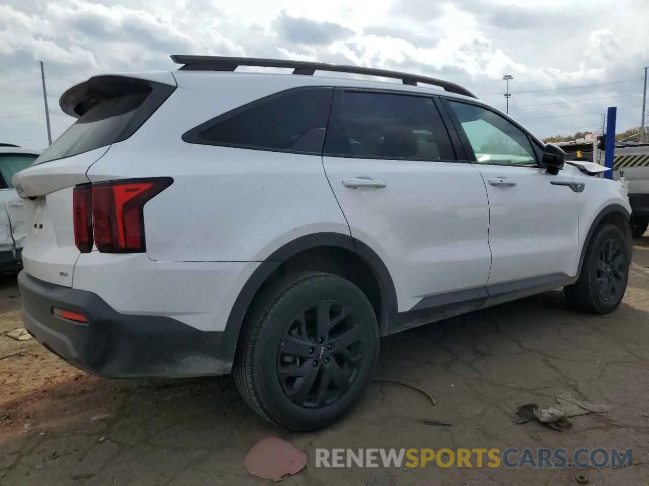 3 fotografías del automóvil dañado 5XYRLDLC7PG228349 KIA SORENTO 2023