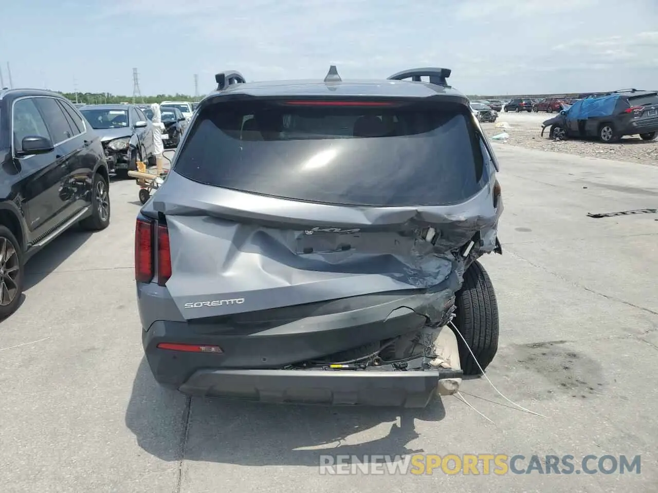 6 fotografías del automóvil dañado 5XYRLDLC8PG161146 KIA SORENTO 2023