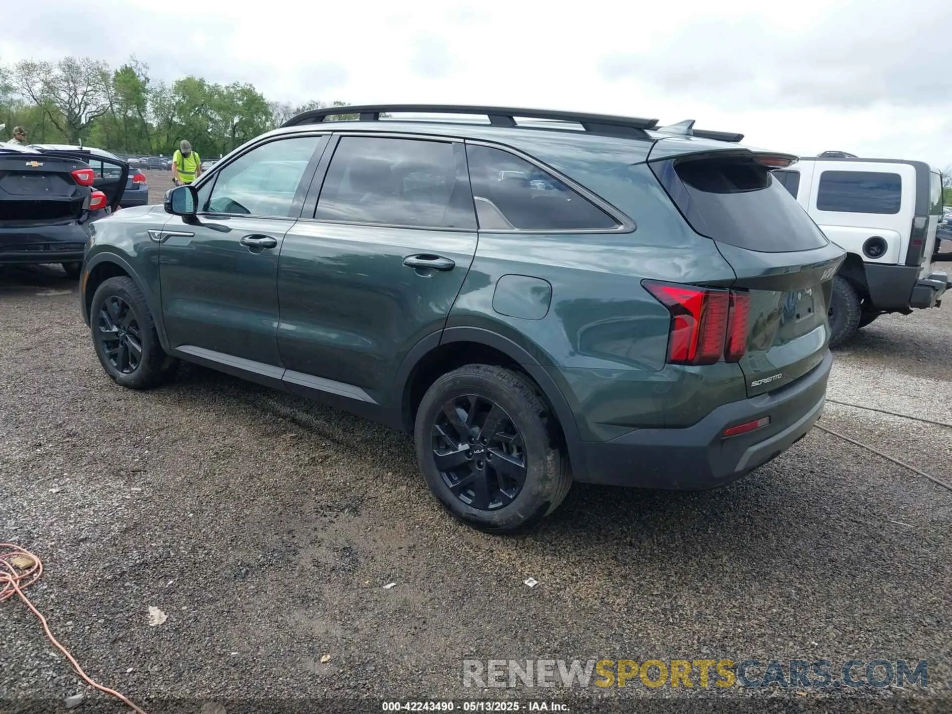 3 fotografías del automóvil dañado 5XYRLDLC9PG230491 KIA SORENTO 2023