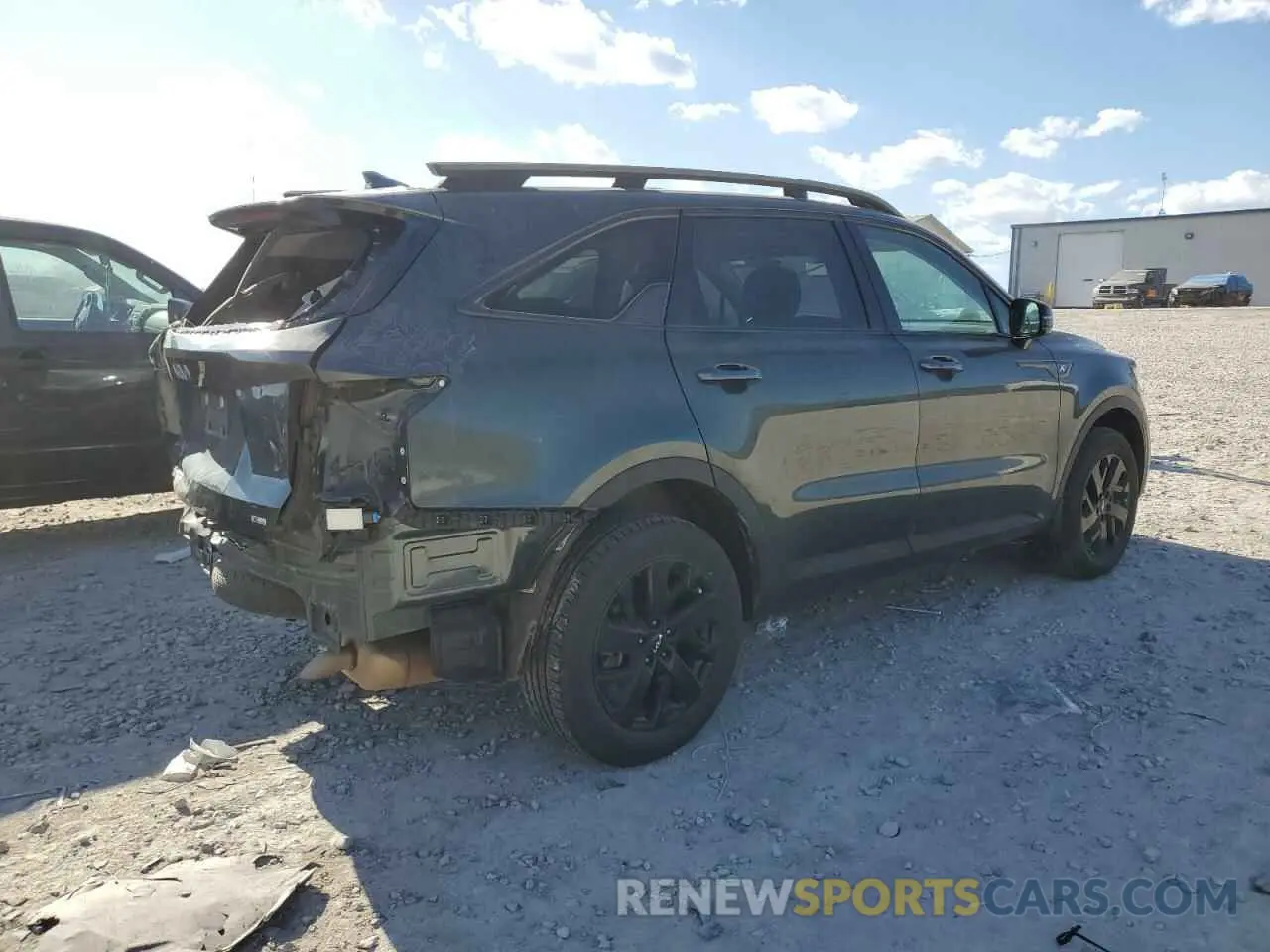 3 fotografías del automóvil dañado 5XYRLDLCXPG169541 KIA SORENTO 2023