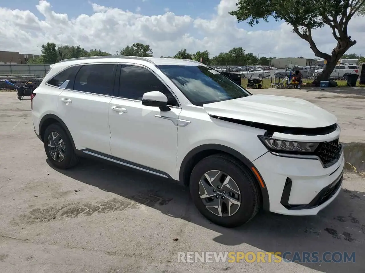 4 fotografías del automóvil dañado KNDRH4LG0P5208554 KIA SORENTO 2023