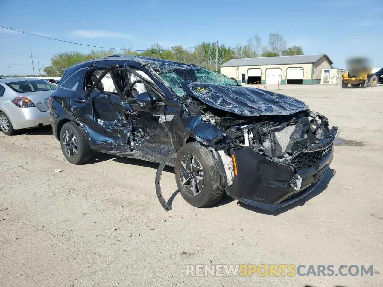 4 fotografías del automóvil dañado KNDRH4LG1P5176259 KIA SORENTO 2023