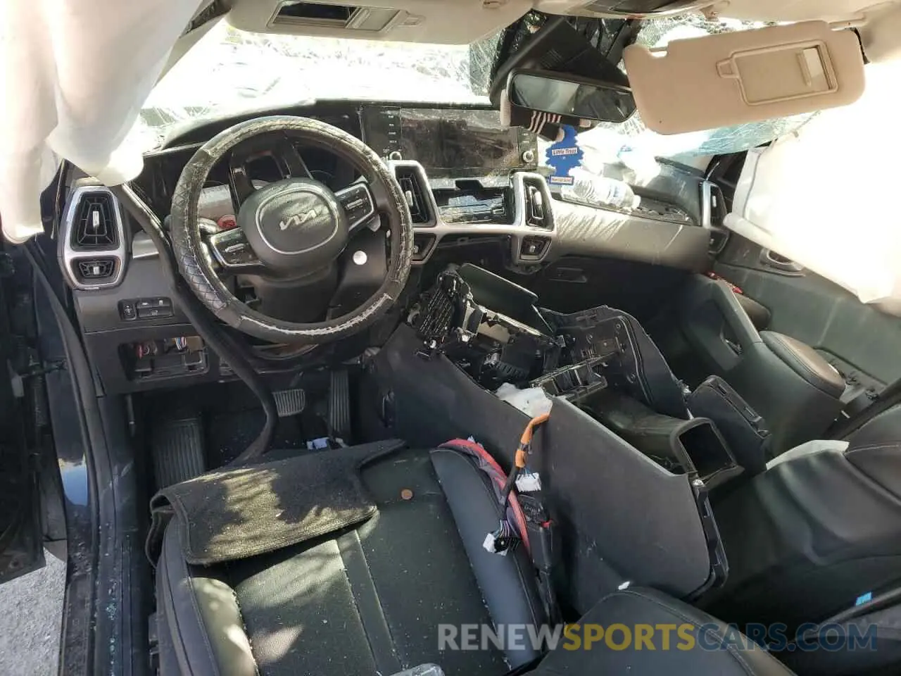 8 fotografías del automóvil dañado KNDRH4LG1P5176259 KIA SORENTO 2023