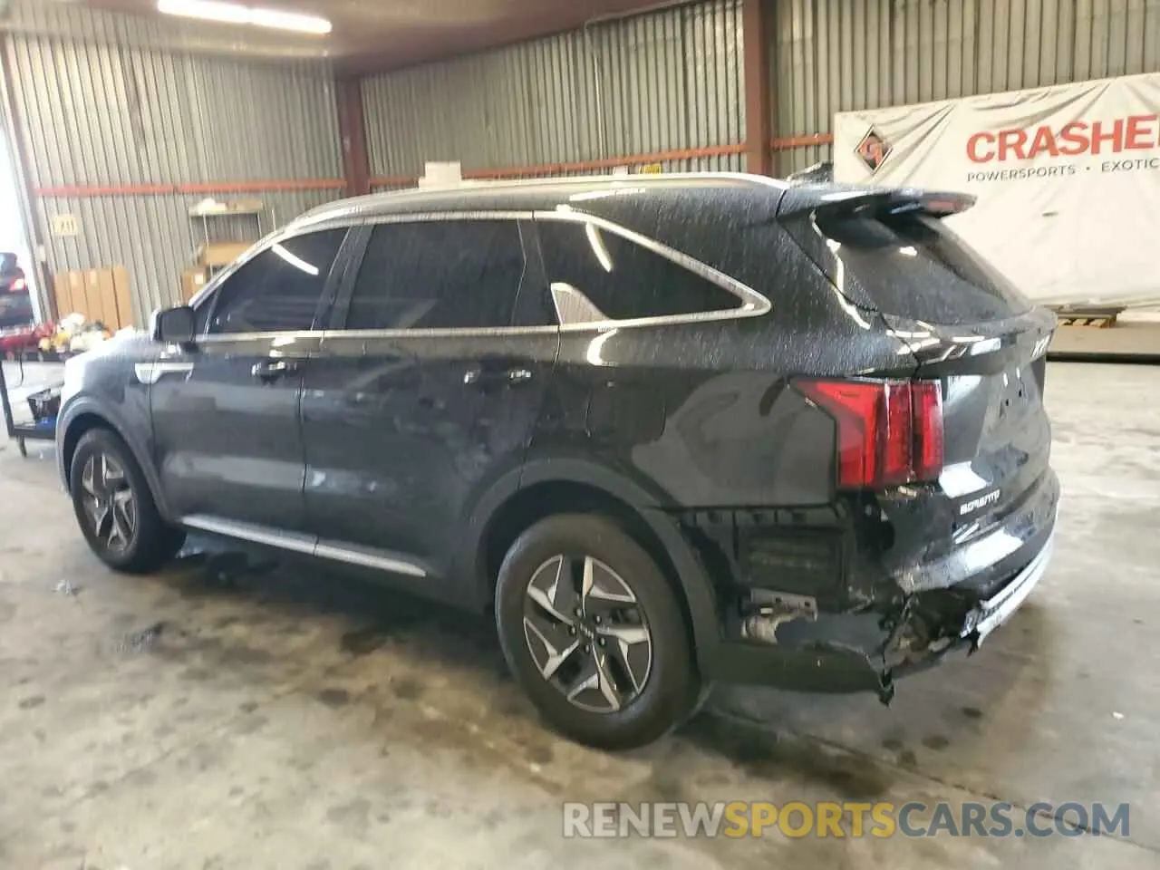 2 fotografías del automóvil dañado KNDRH4LG3P5161004 KIA SORENTO 2023