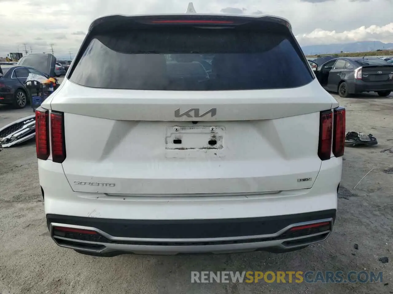 6 fotografías del automóvil dañado KNDRHDLG0P5161512 KIA SORENTO 2023