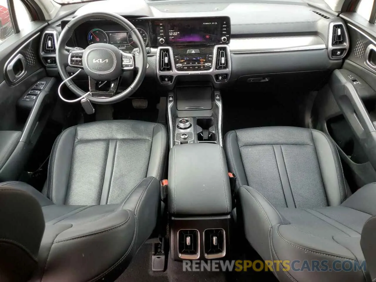 8 fotografías del automóvil dañado KNDRHDLG7P5206400 KIA SORENTO 2023