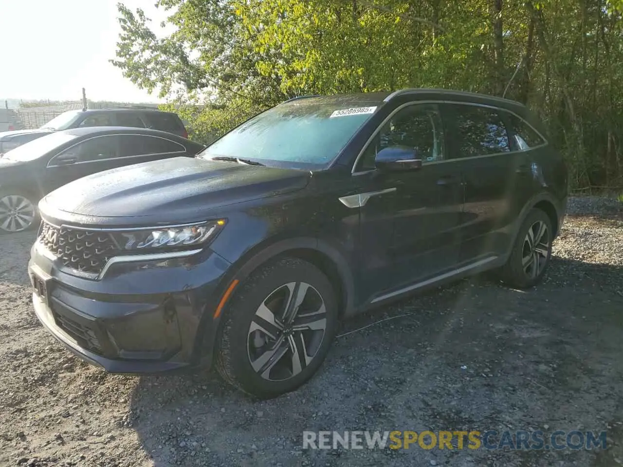 1 fotografías del automóvil dañado KNDRHDLGXP5187888 KIA SORENTO 2023