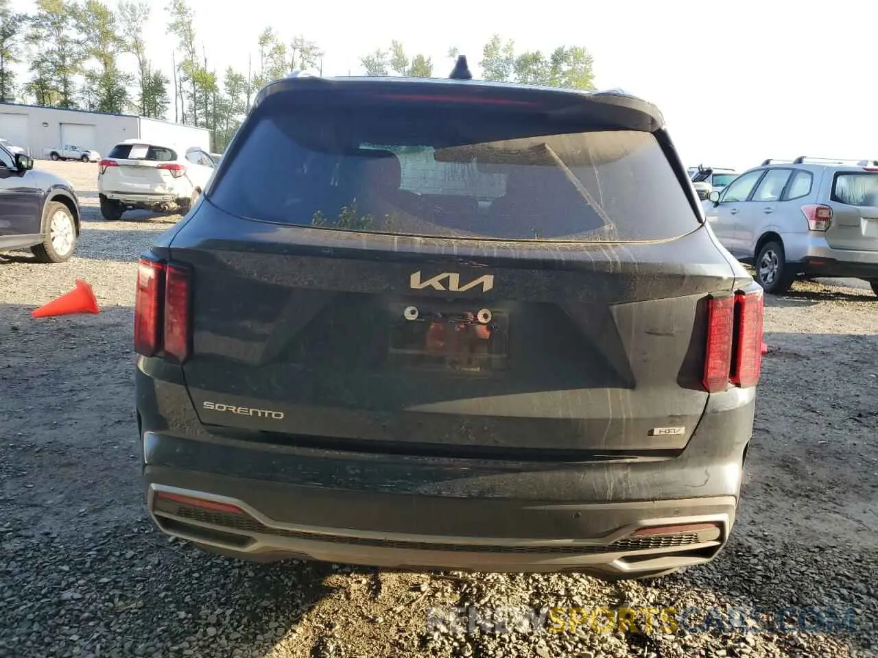 6 fotografías del automóvil dañado KNDRHDLGXP5187888 KIA SORENTO 2023