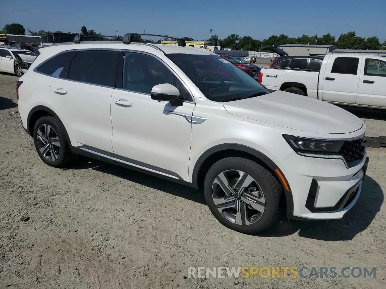 4 fotografías del automóvil dañado KNDRKDLGXP5171837 KIA SORENTO 2023