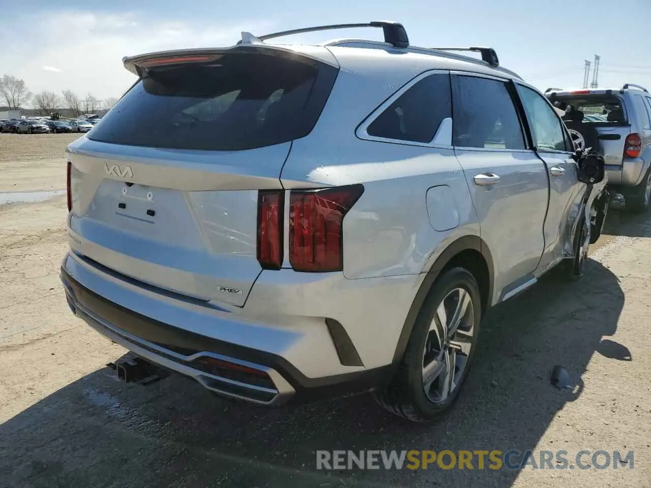 3 fotografías del automóvil dañado KNDRMDLH0P5208199 KIA SORENTO 2023
