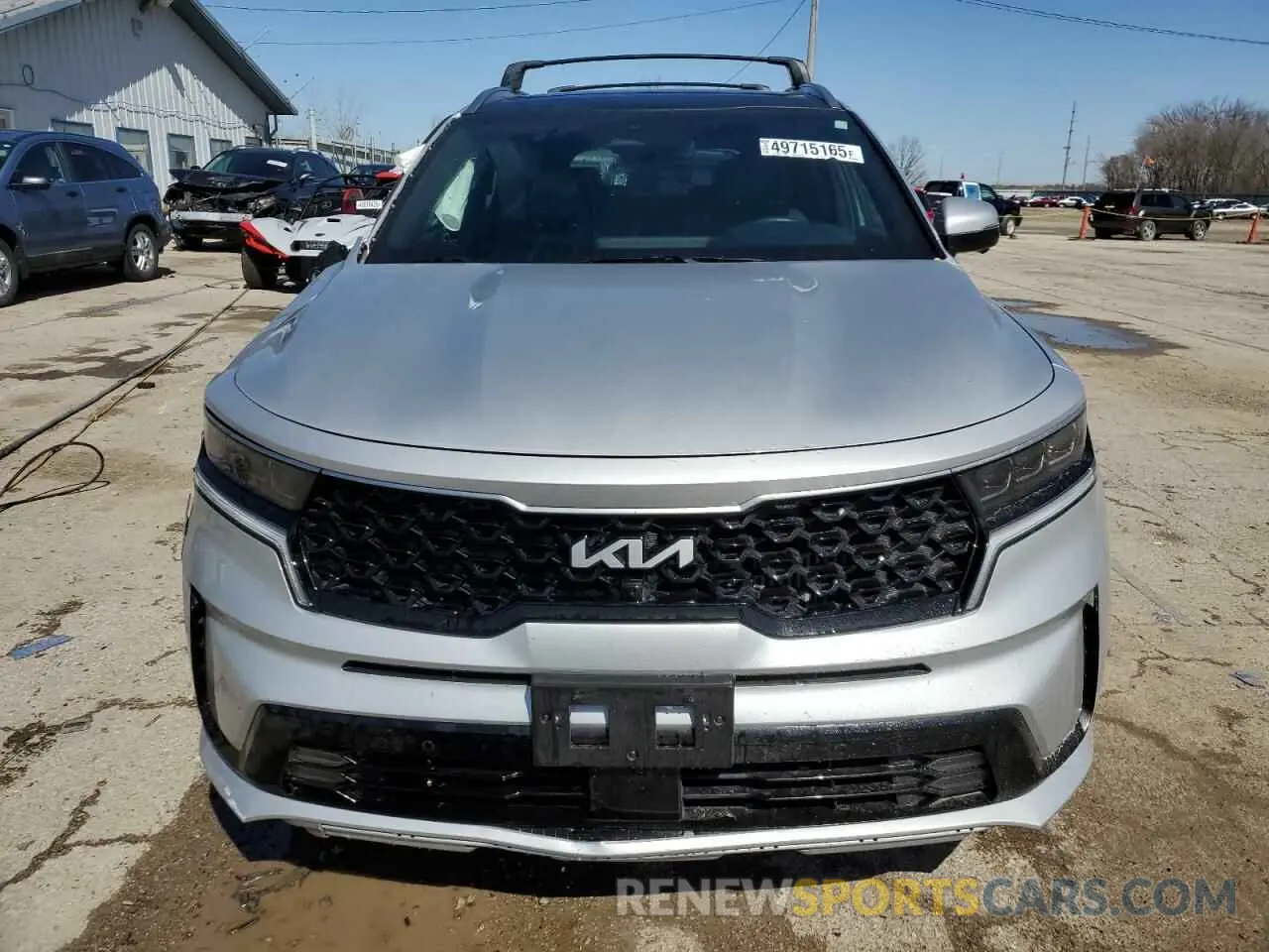 5 fotografías del automóvil dañado KNDRMDLH0P5208199 KIA SORENTO 2023