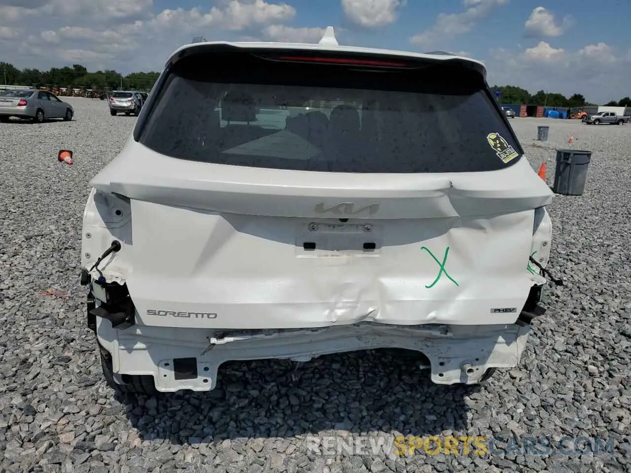 6 fotografías del automóvil dañado KNDRMDLH2P5208611 KIA SORENTO 2023