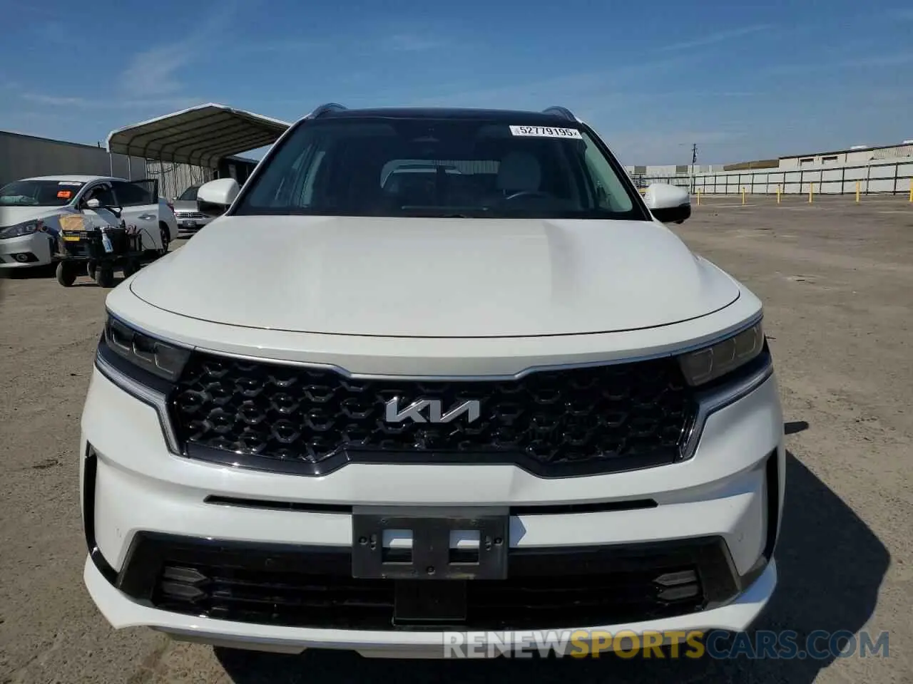 5 fotografías del automóvil dañado KNDRMDLH7P5186833 KIA SORENTO 2023