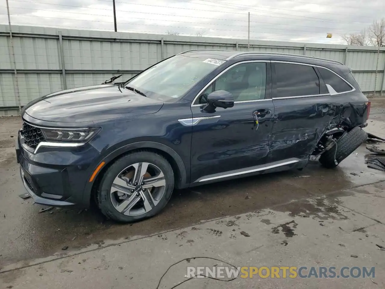 1 fotografías del automóvil dañado KNDRMDLH7P5201542 KIA SORENTO 2023