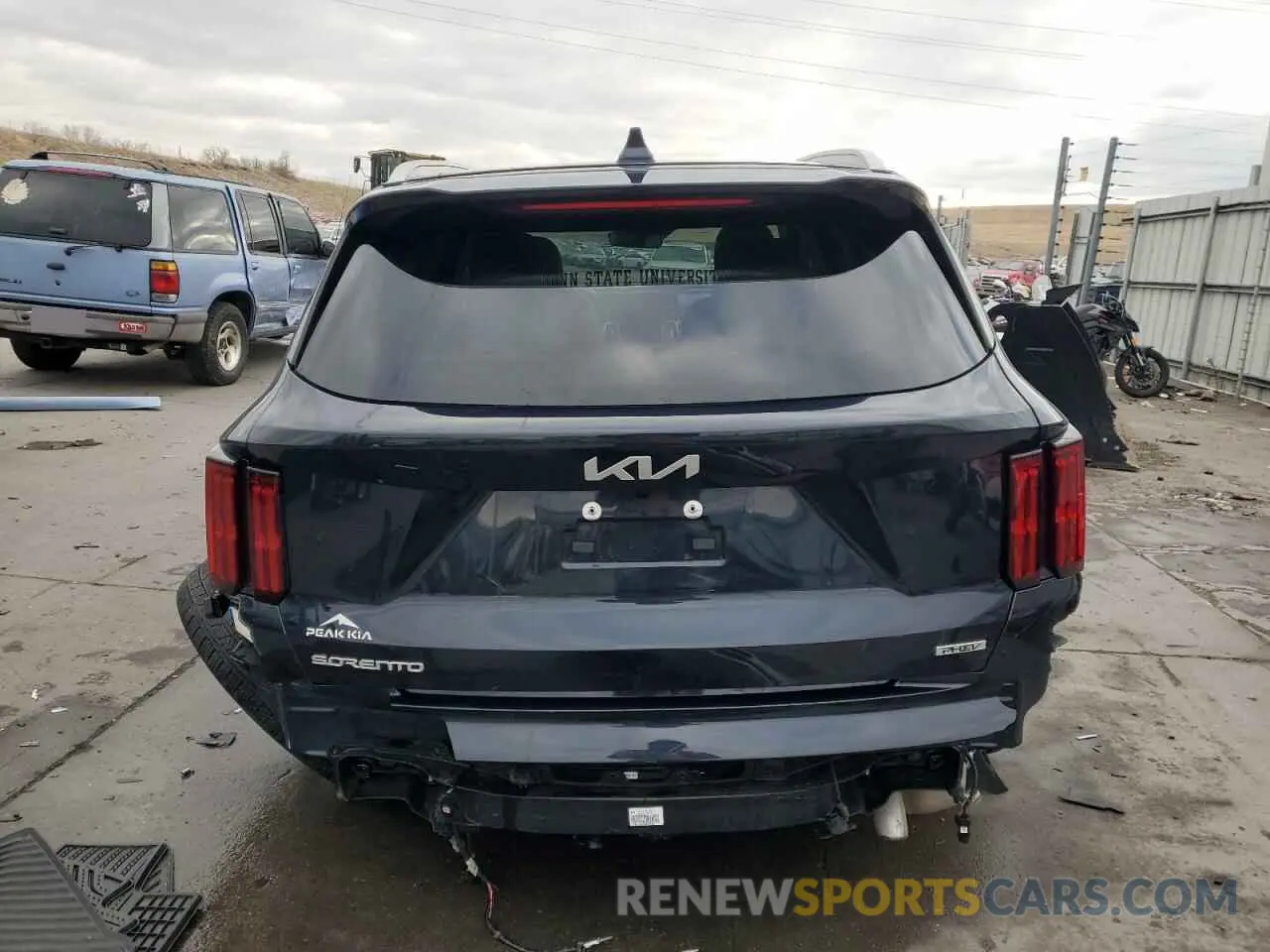 6 fotografías del automóvil dañado KNDRMDLH7P5201542 KIA SORENTO 2023