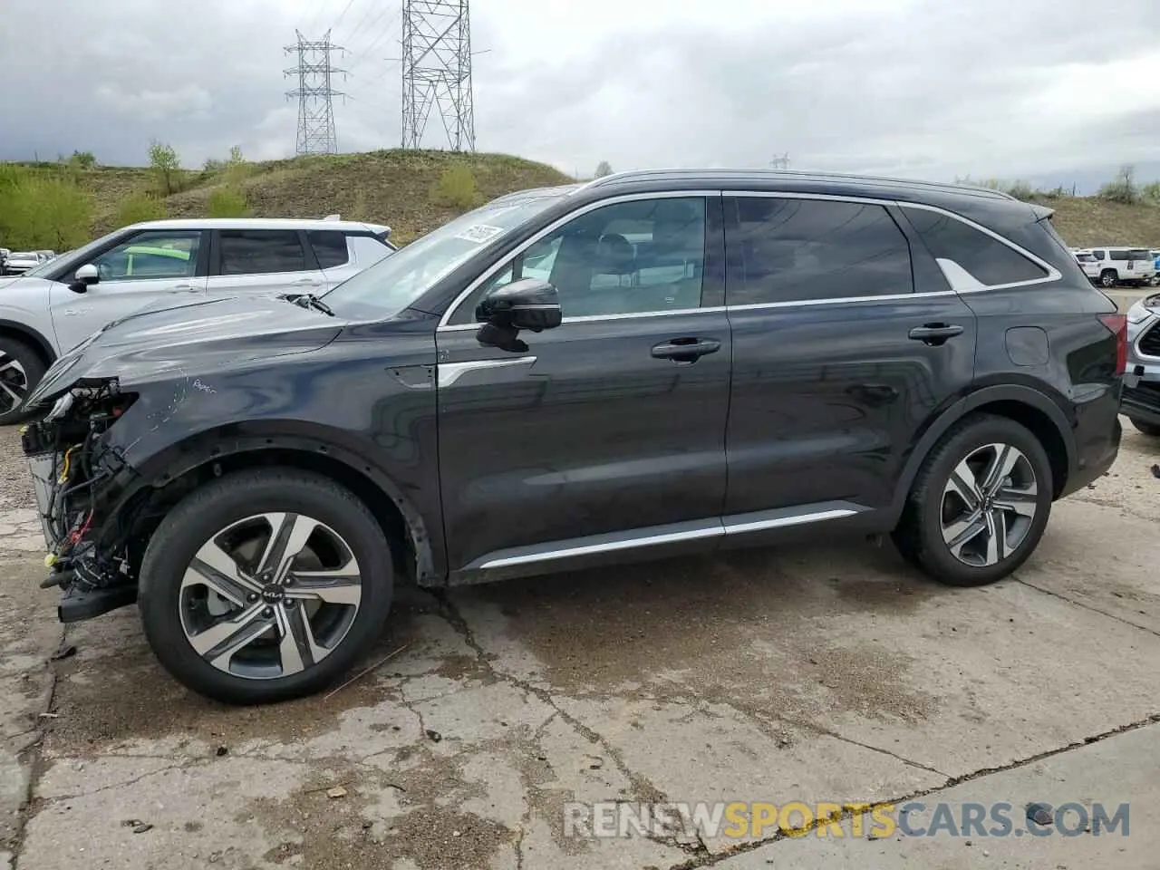 1 fotografías del automóvil dañado KNDRMDLHXP5213992 KIA SORENTO 2023