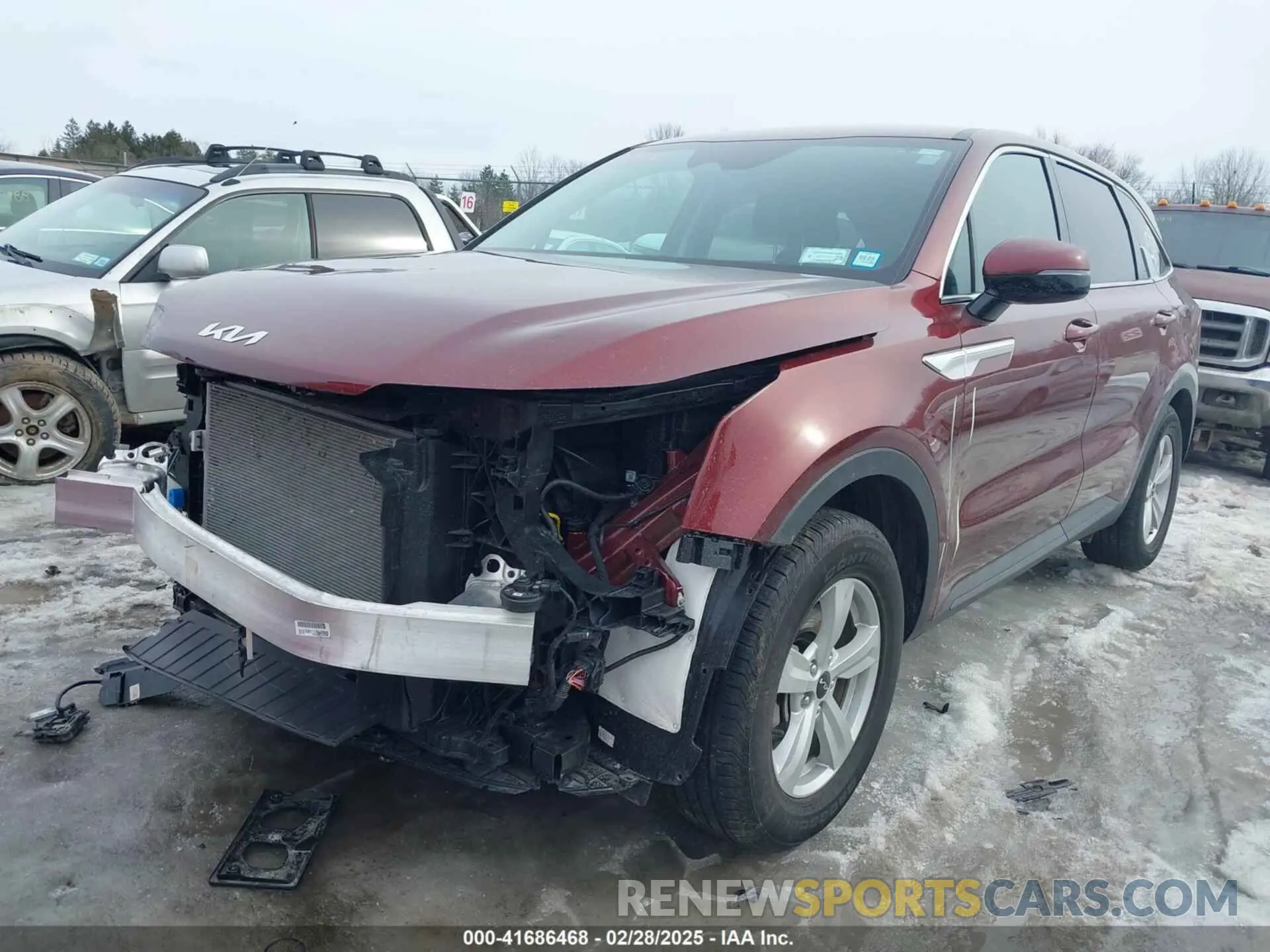 2 fotografías del automóvil dañado 5XYRG4JC1RG273748 KIA SORENTO 2024