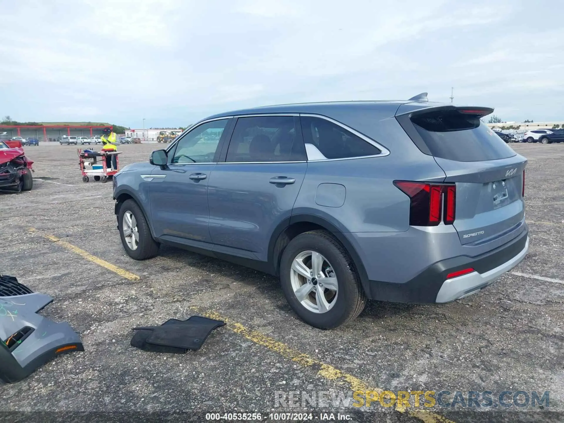 3 fotografías del automóvil dañado 5XYRG4JC4RG303731 KIA SORENTO 2024