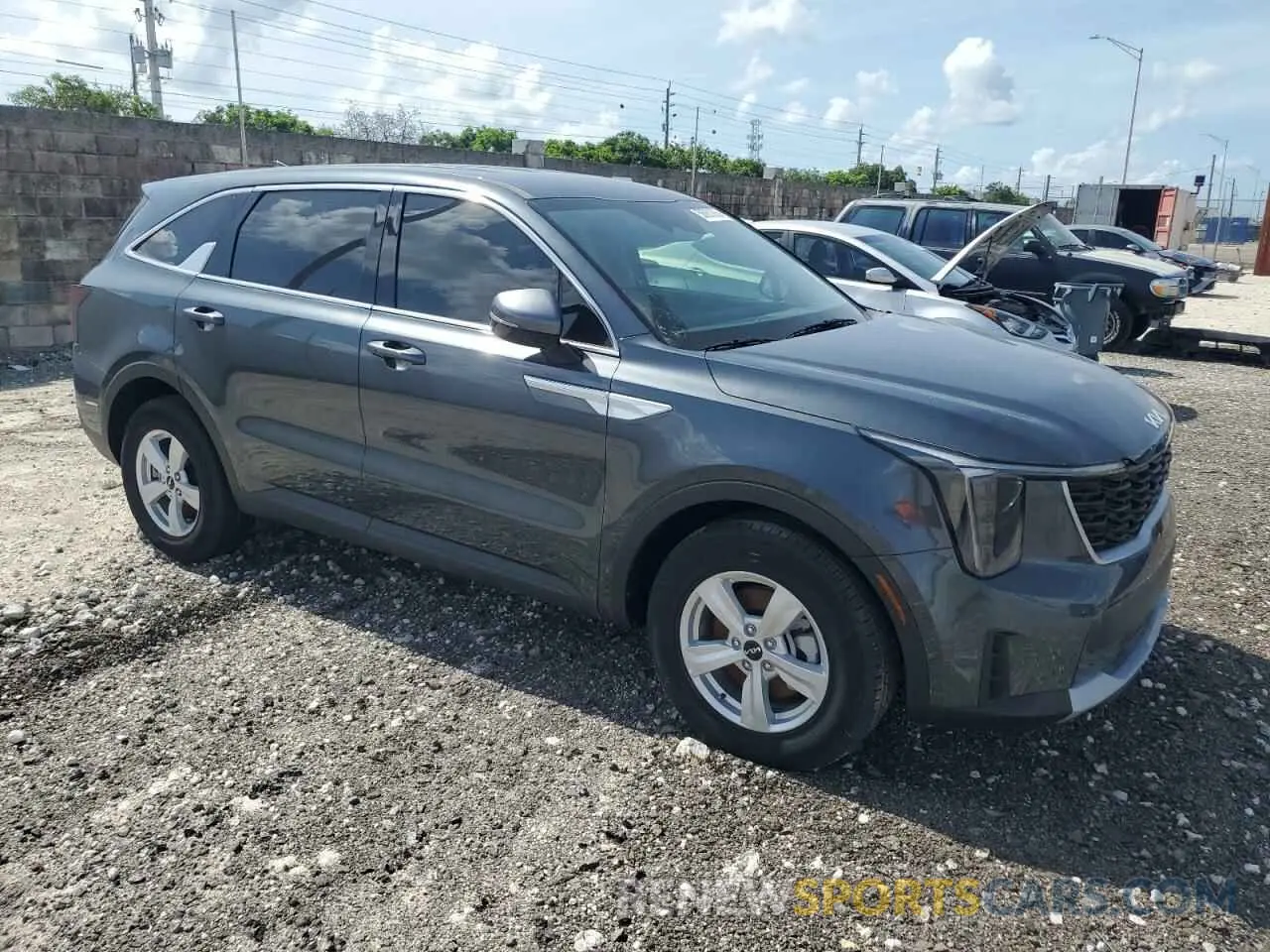 4 fotografías del automóvil dañado 5XYRG4JC6RG306002 KIA SORENTO 2024