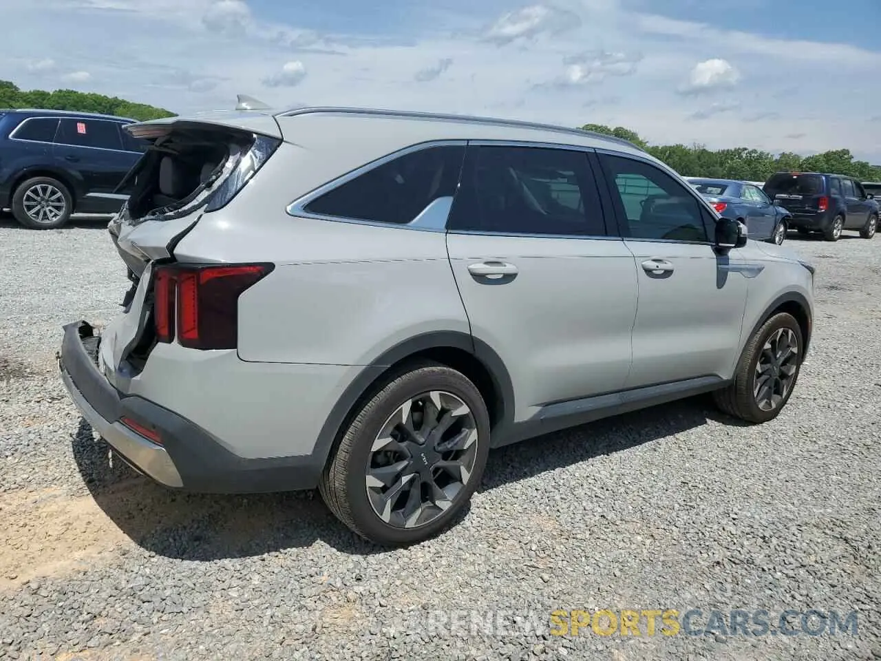 3 fotografías del automóvil dañado 5XYRH4JF5RG289314 KIA SORENTO 2024